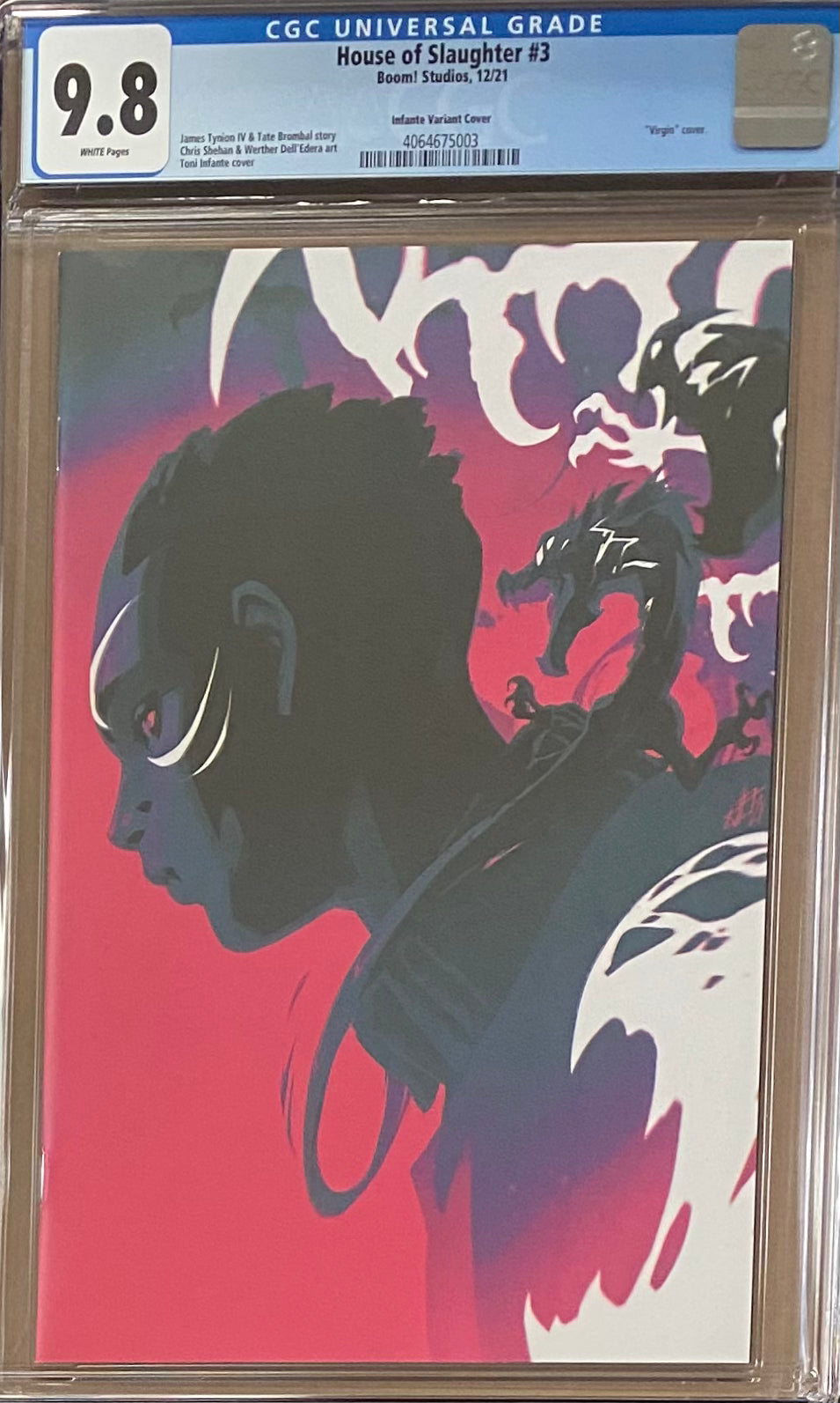 House of Slaughter #3 Infante 1:50 Retailer Incentive Variant CGC 9.8