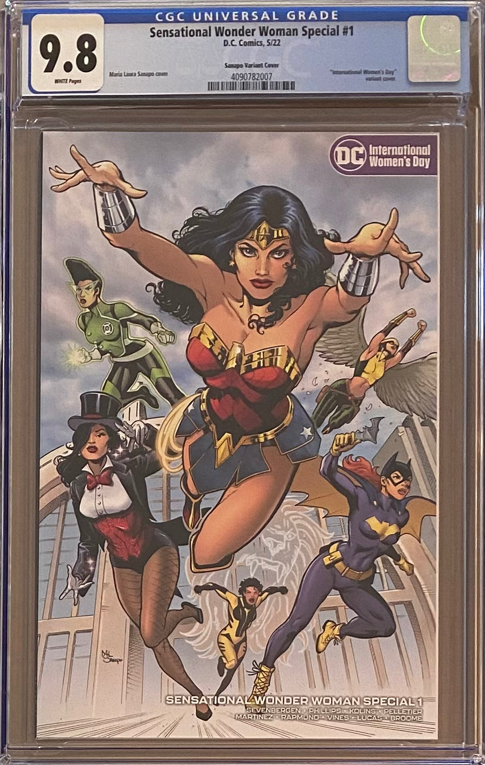 Sensational Wonder Woman Special #1 Sanapo Variant CGC 9.8