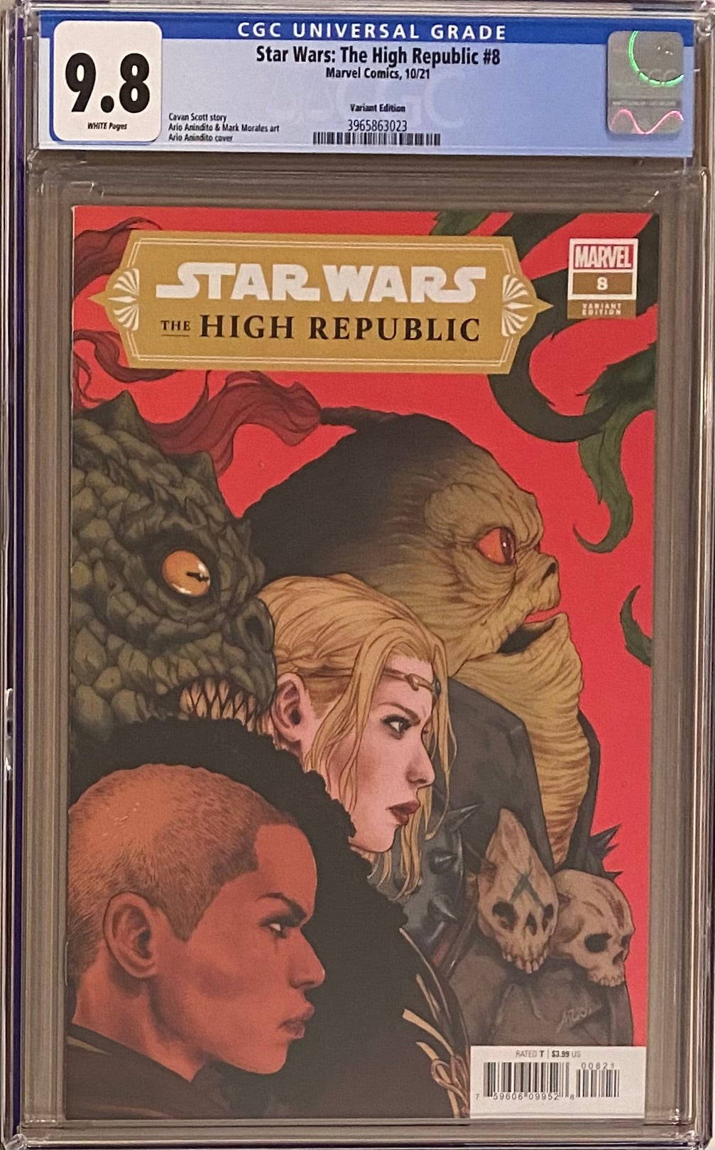 Star Wars: The High Republic #8 Variant CGC 9.8