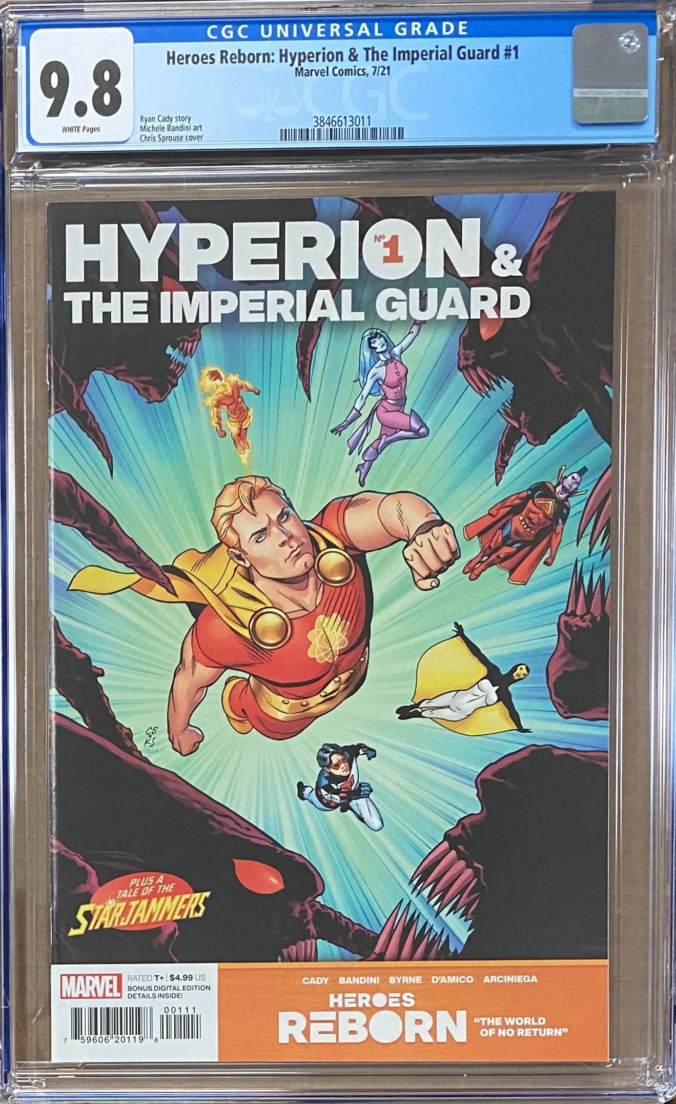 Heroes Reborn: Hyperion and the Imperial Guard #1 CGC 9.8