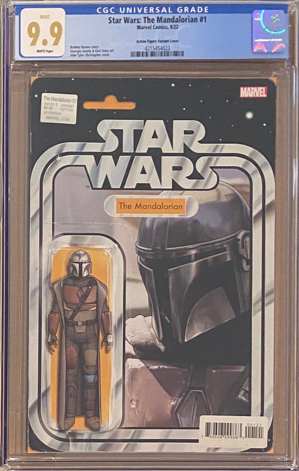 Star Wars: The Mandalorian #1 Action Figure Variant CGC 9.9