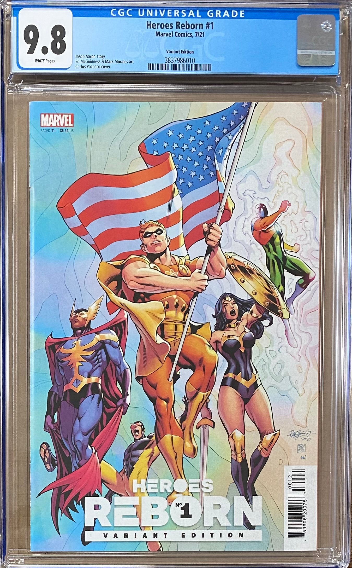 Heroes Reborn #1 Pacheco "Squadron Supreme" Variant CGC 9.8