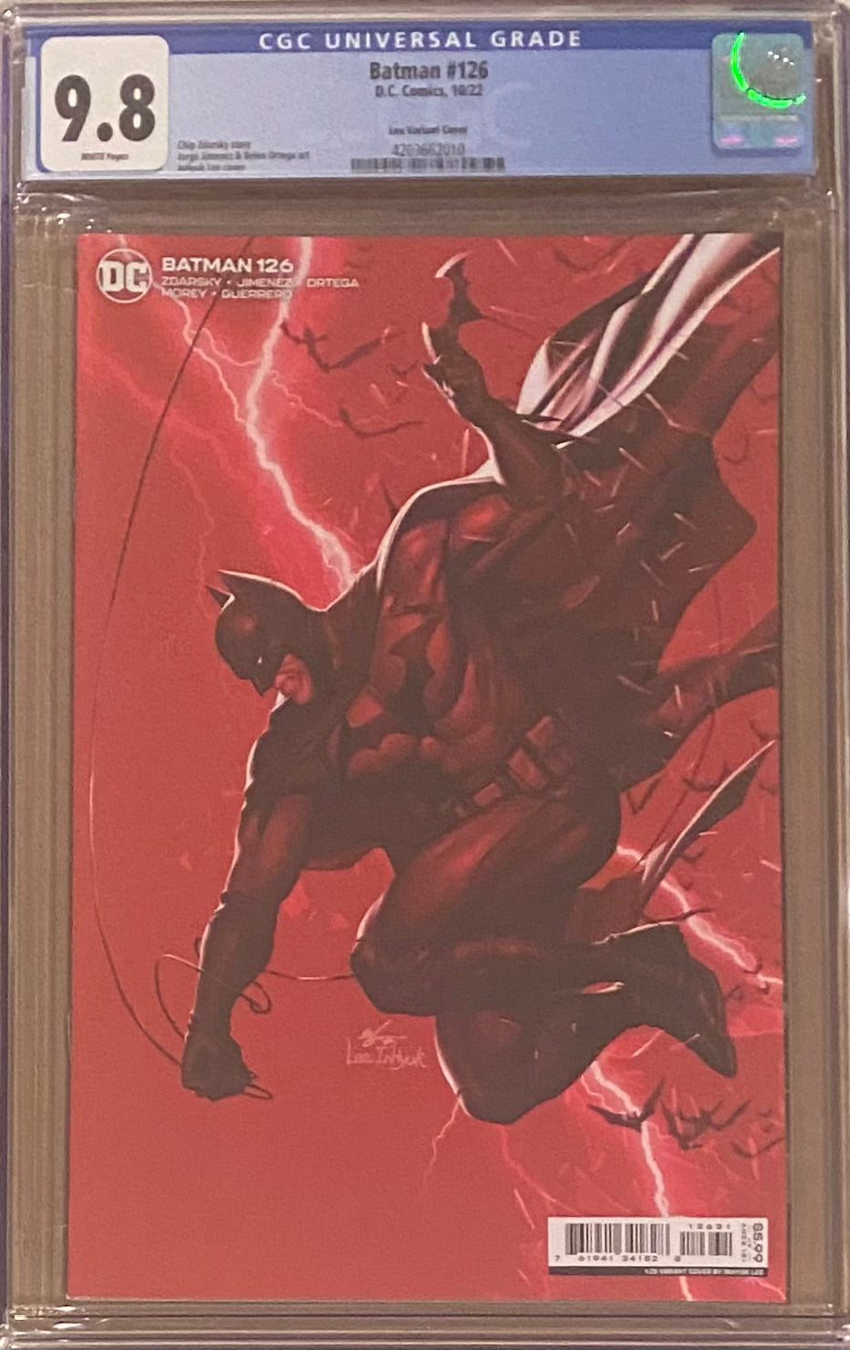 Batman #126 InHyuk Lee 1:25 Retailer Incentive Variant CGC 9.8