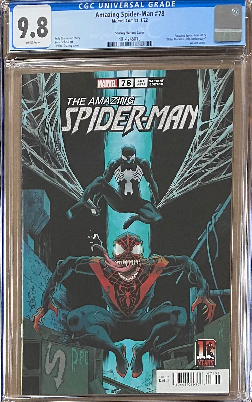Amazing Spider-Man #78 Shalvey Miles Morales 10th Anniversary Variant CGC 9.8