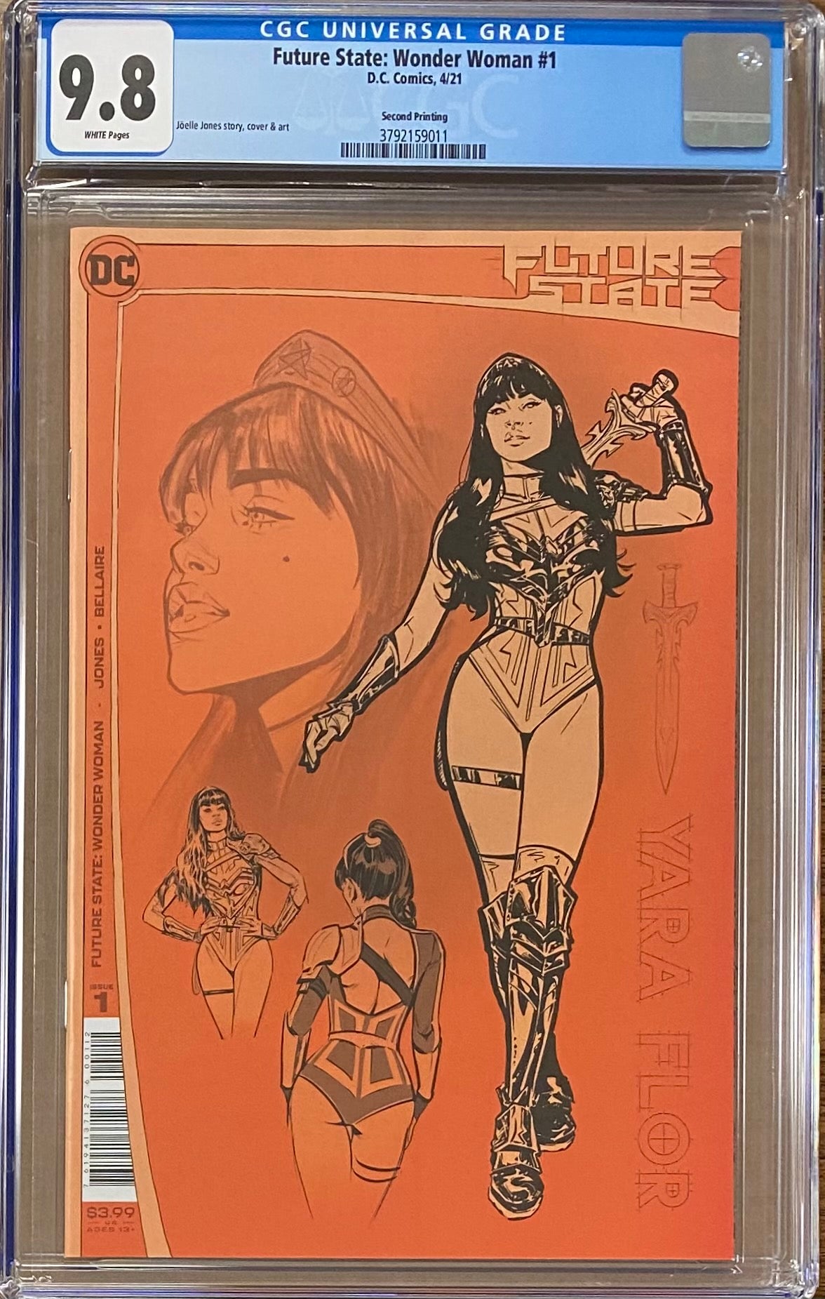 Future State: Wonder Woman #1 Second Printing CGC 9.8