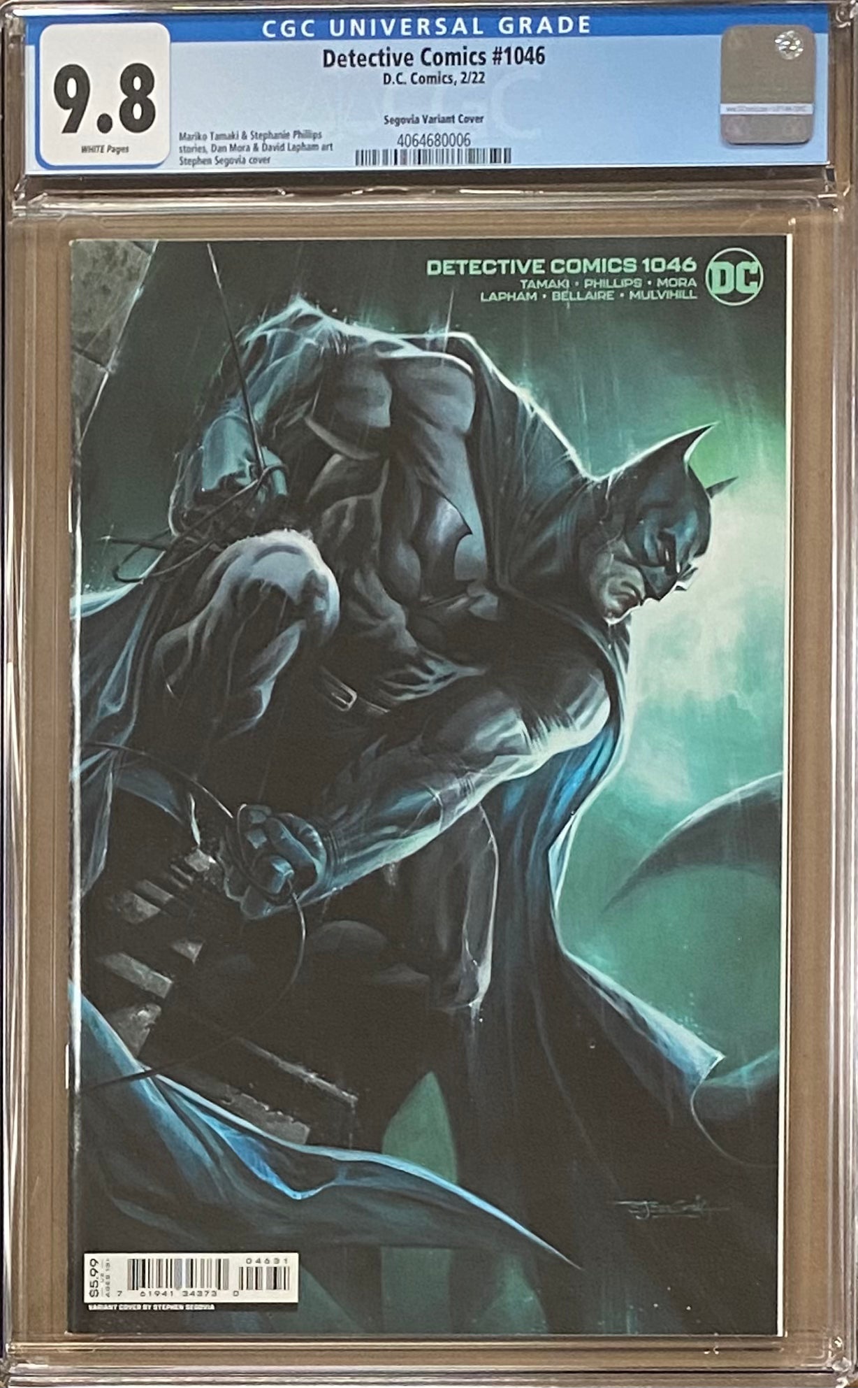Detective Comics #1046 Segovia 1:25 Retailer Incentive Variant CGC 9.8