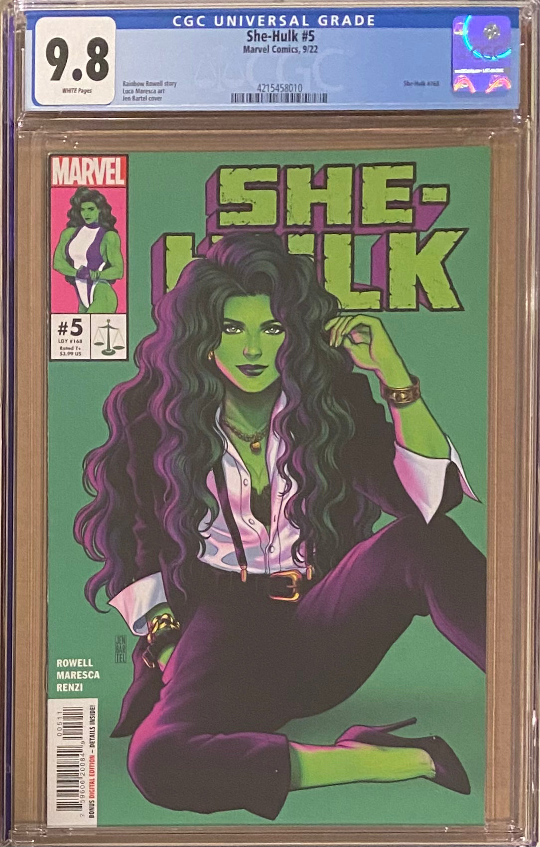 She-Hulk #5 CGC 9.8
