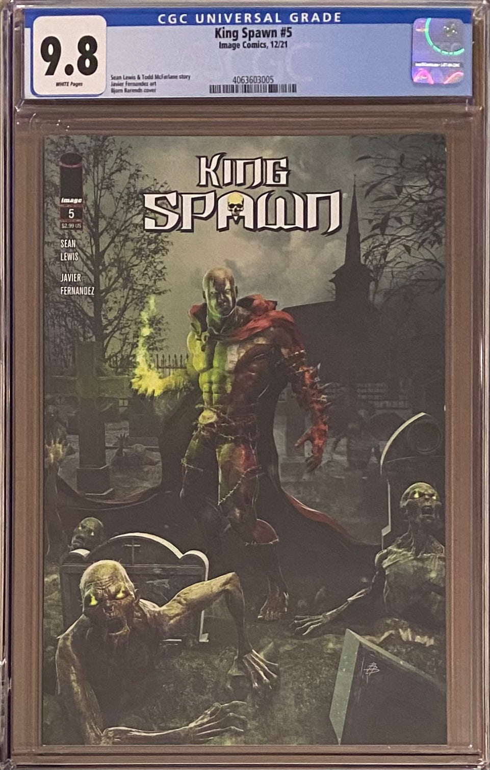 King Spawn #5 CGC 9.8