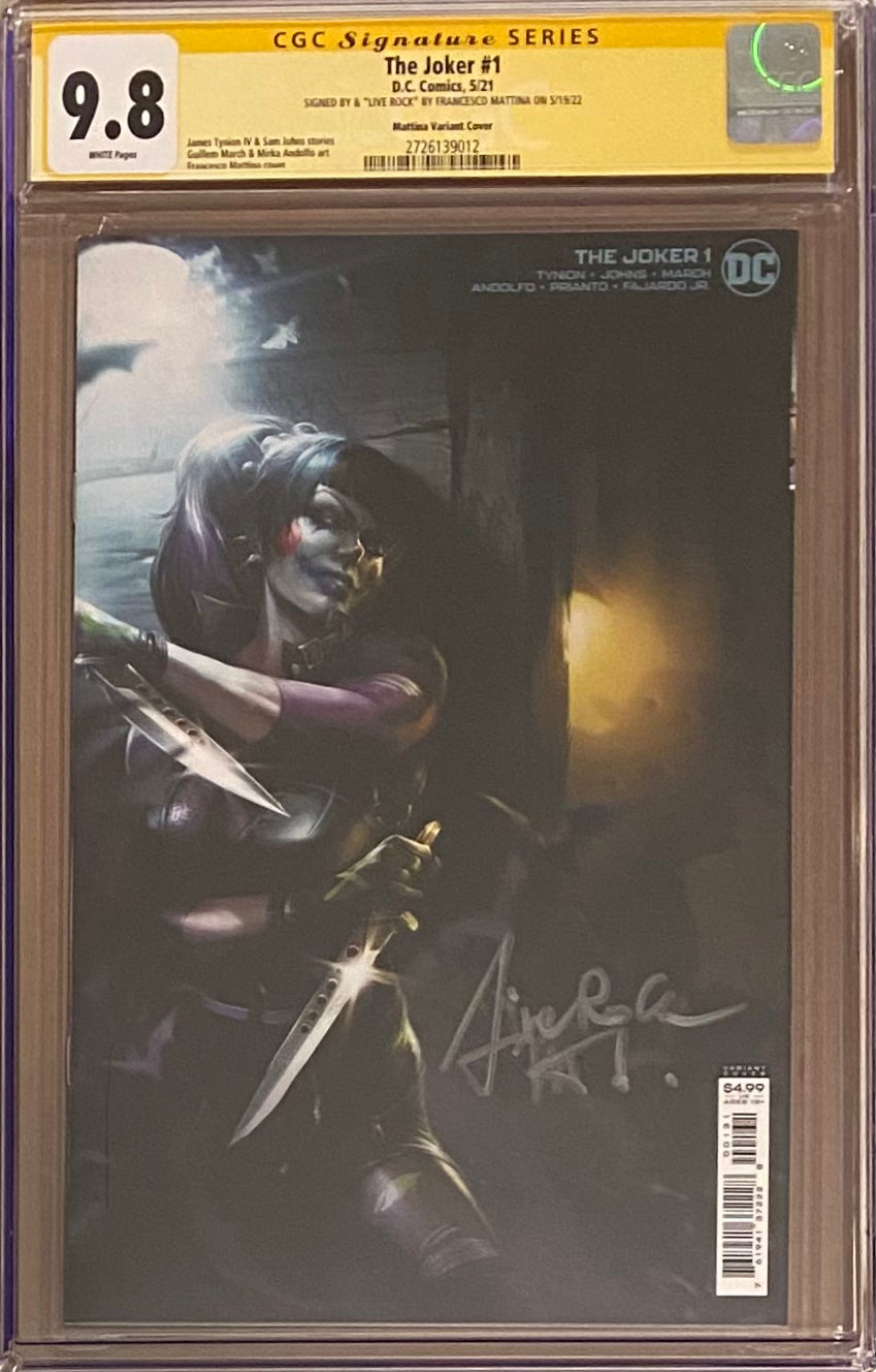 The Joker #1 Mattina Variant CGC 9.8 SS