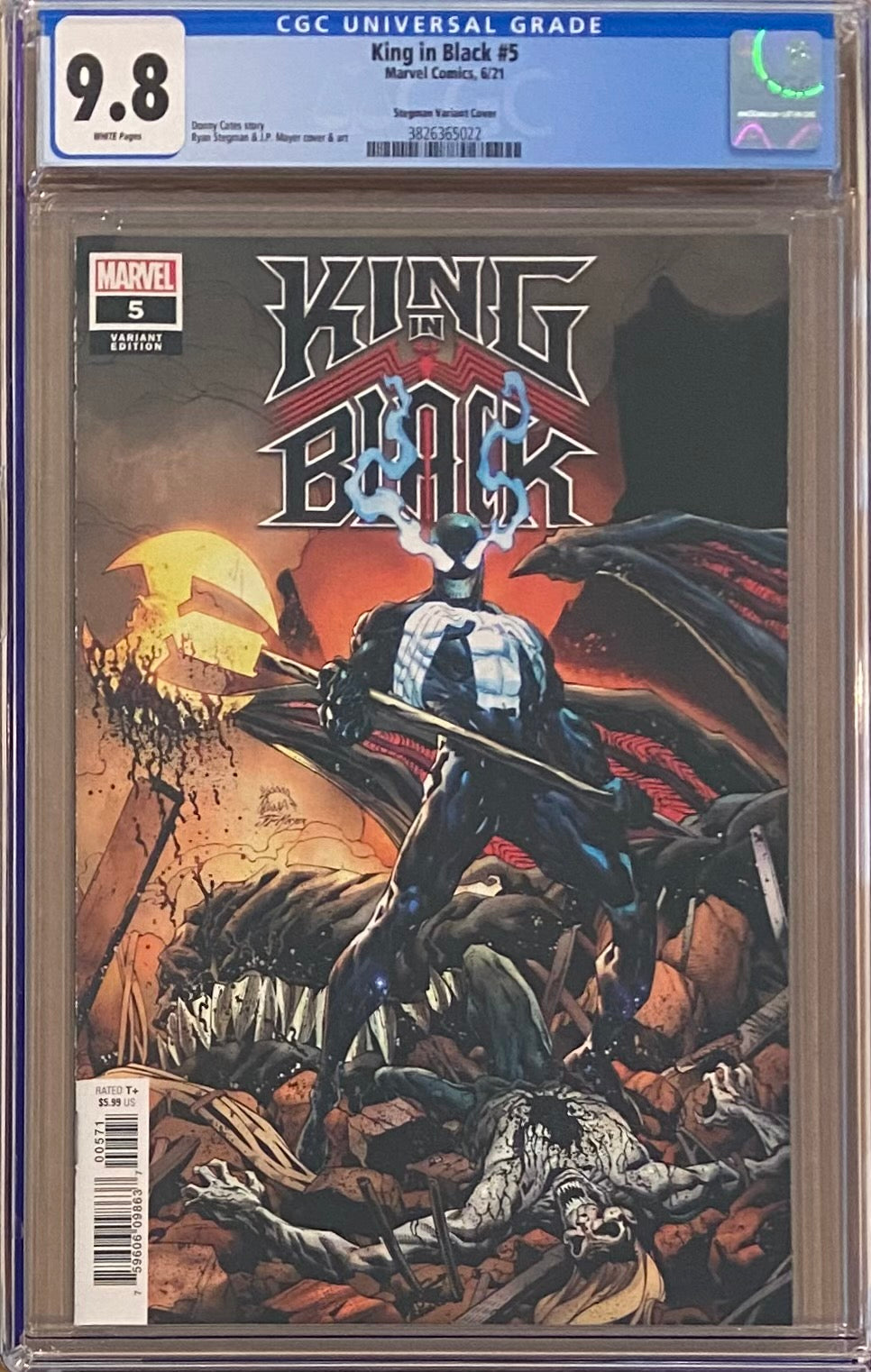 CGC 9.8 authentic King In Black #5