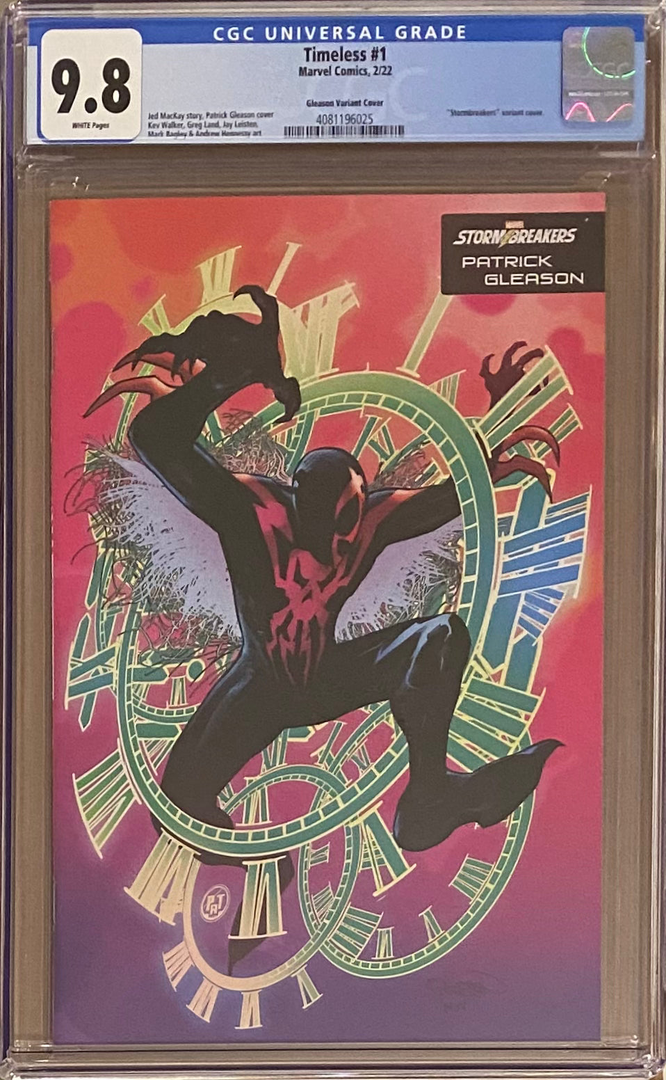 Timeless #1 Gleason Stormbreakers Variant CGC 9.8
