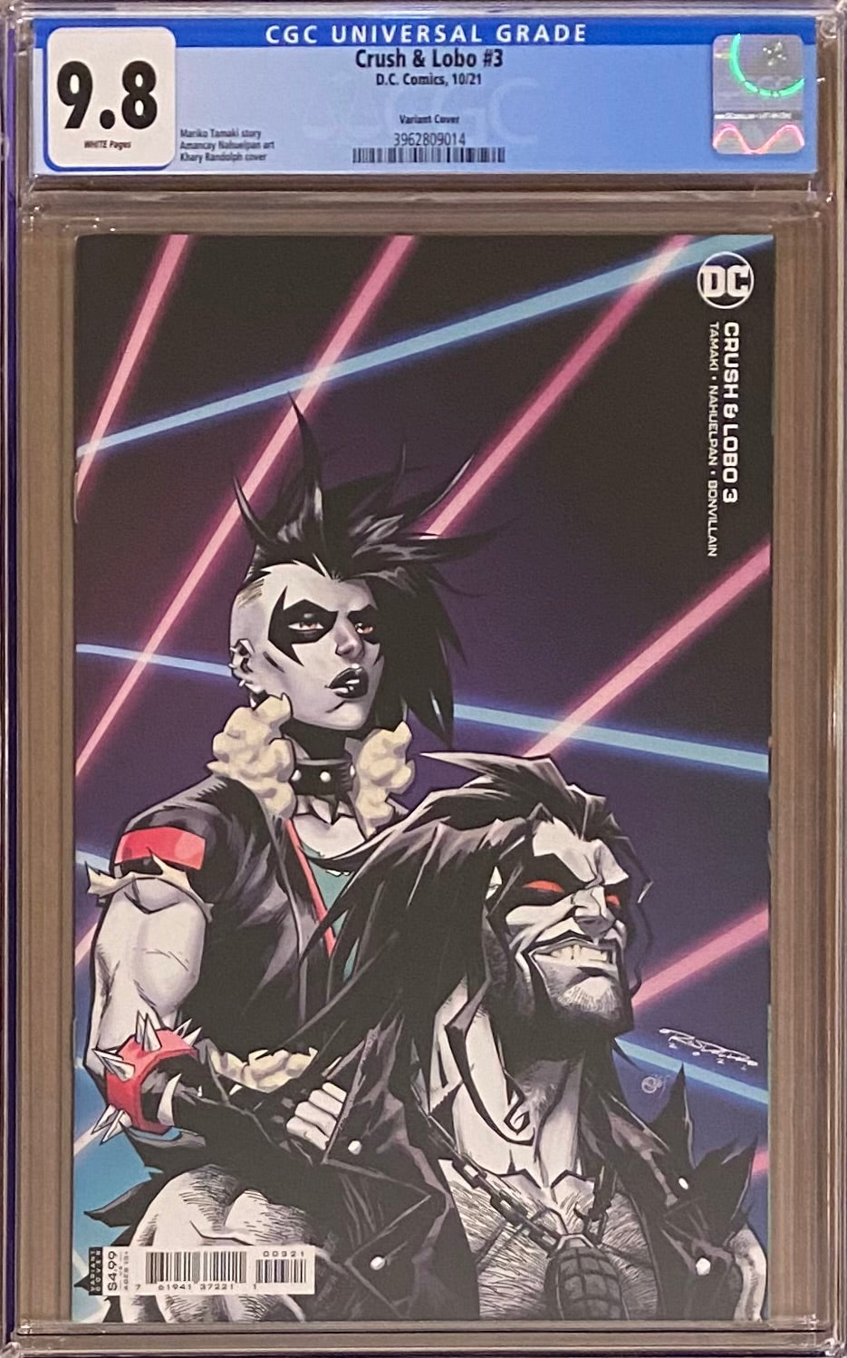 Crush & Lobo #3 Variant CGC 9.8