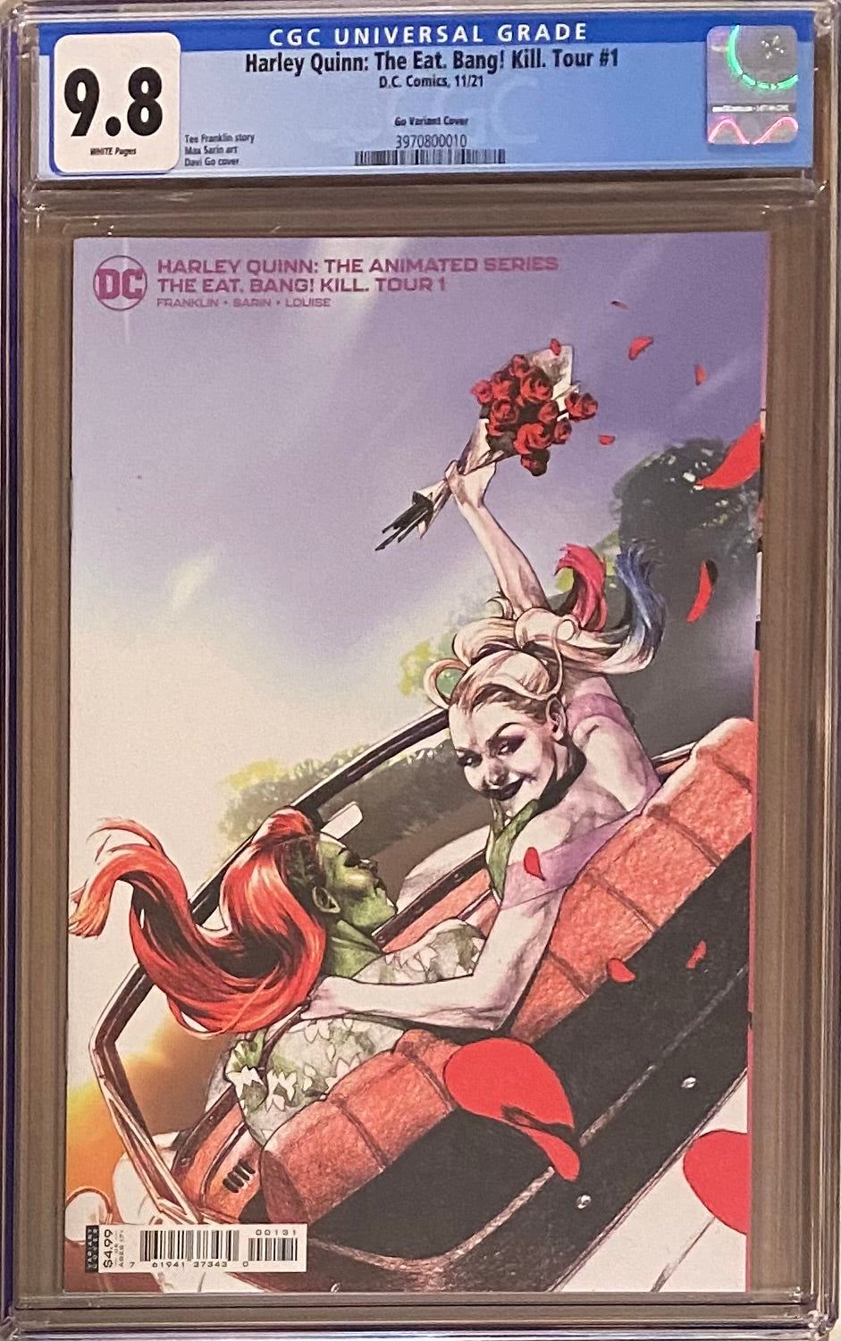 Harley Quinn: The Animated Series - The Eat, Bang! Kill Tour #1 Davi 1:25 Retailer Incentive Variant CGC 9.8