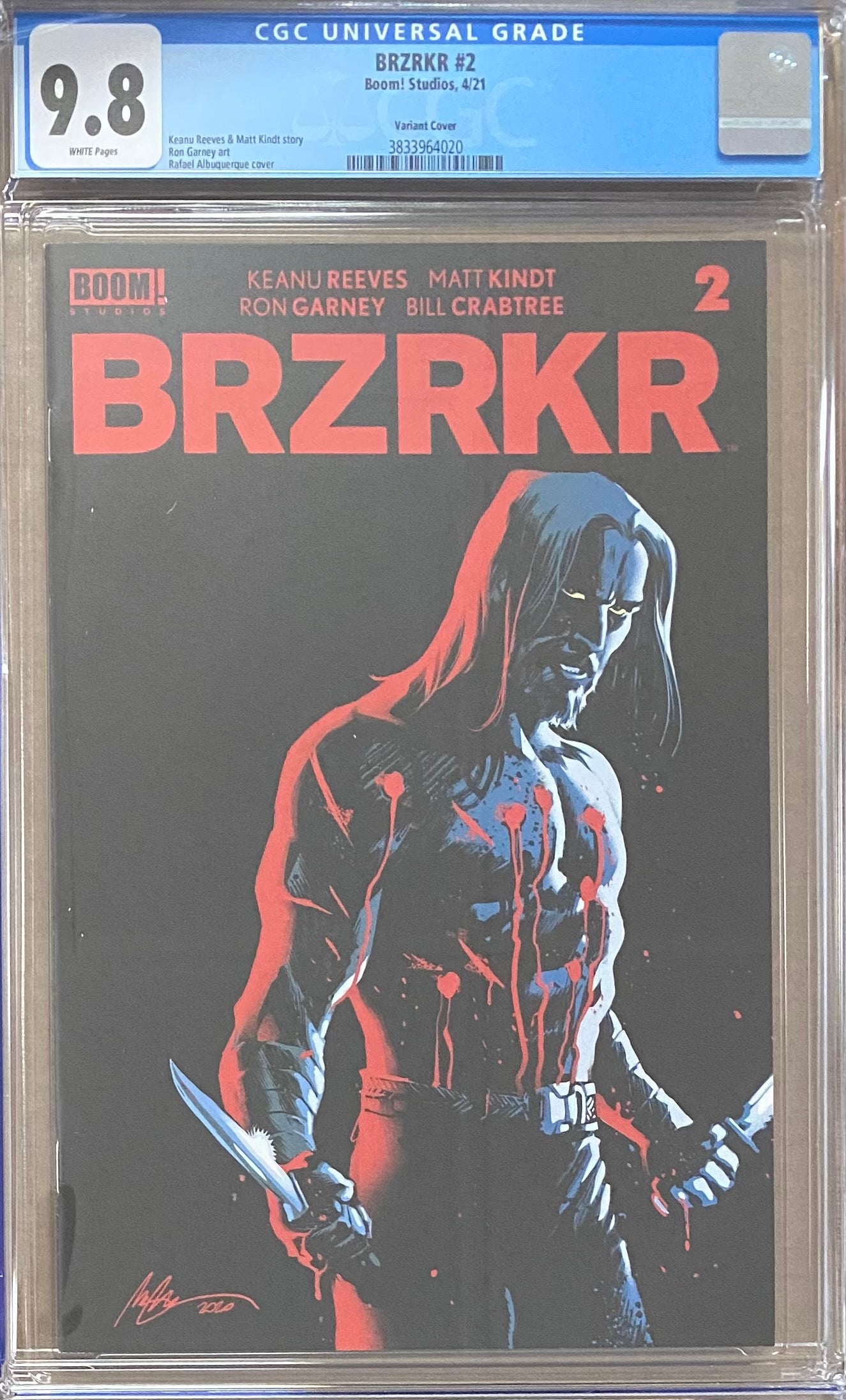 BRZRKR #2 Cover B Albuquerque Variant CGC 9.8 (Berzerker)