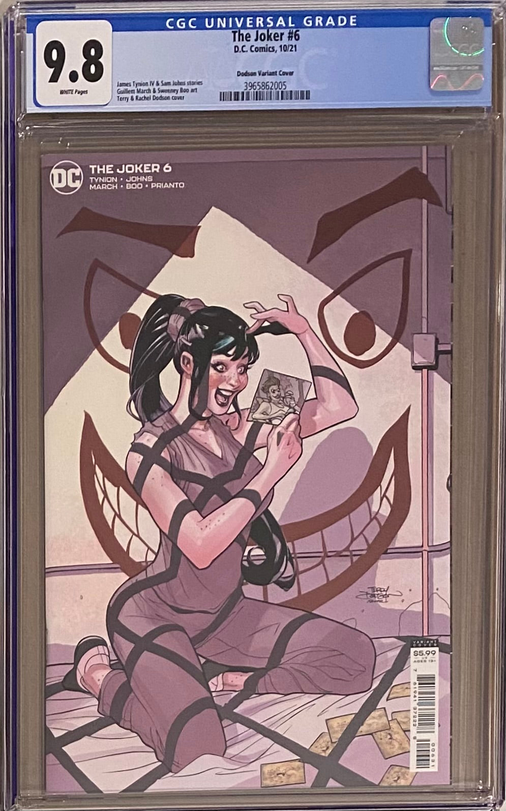 The Joker #6 Dodson Variant CGC 9.8