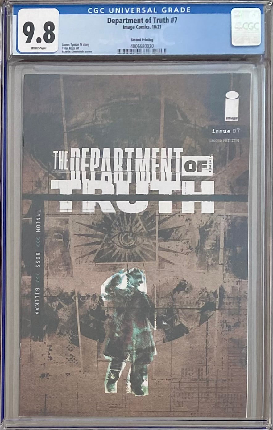 Department of Truth #7 Second Printing CGC 9.8