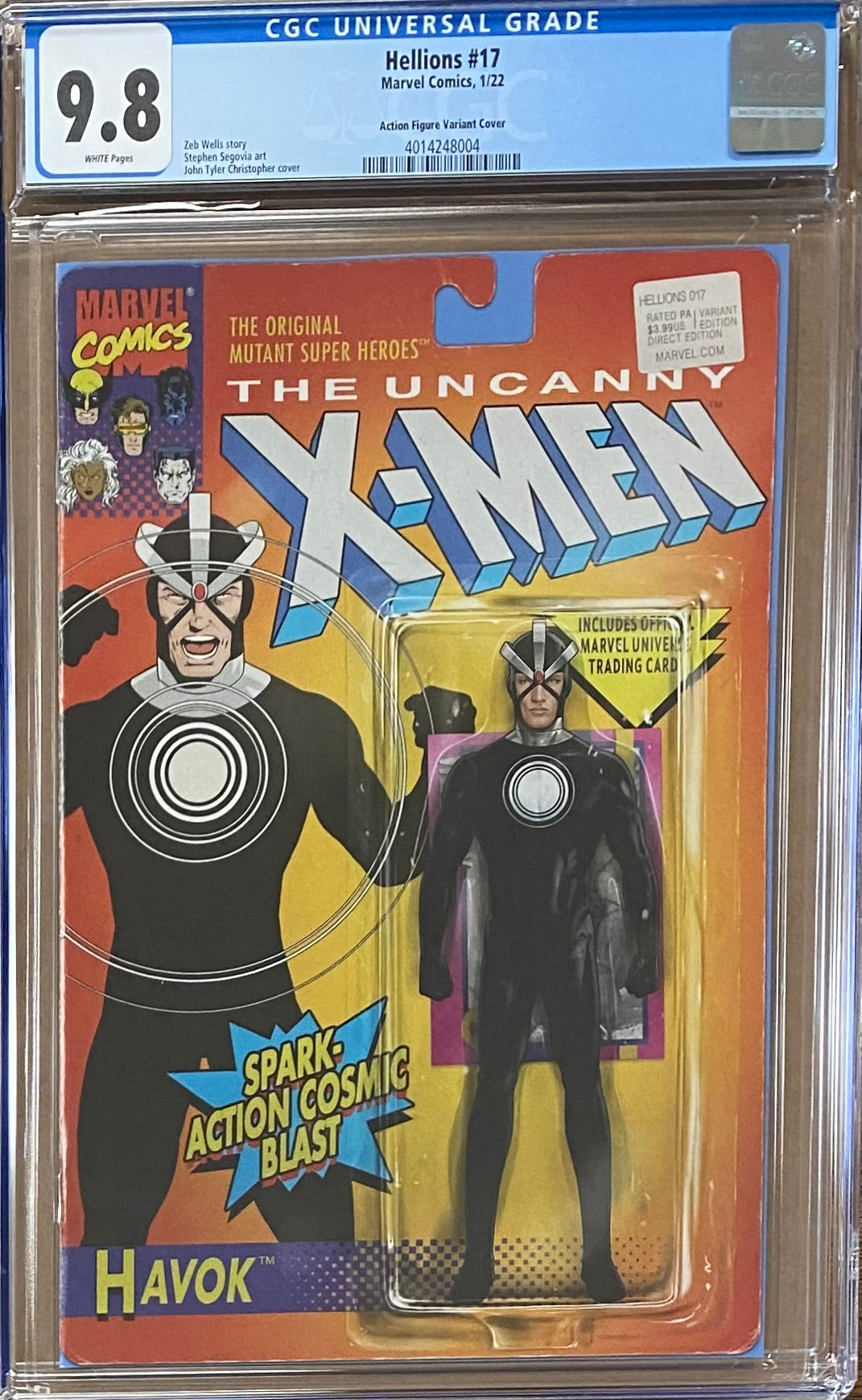 Hellions #17 Action Figure Variant CGC 9.8