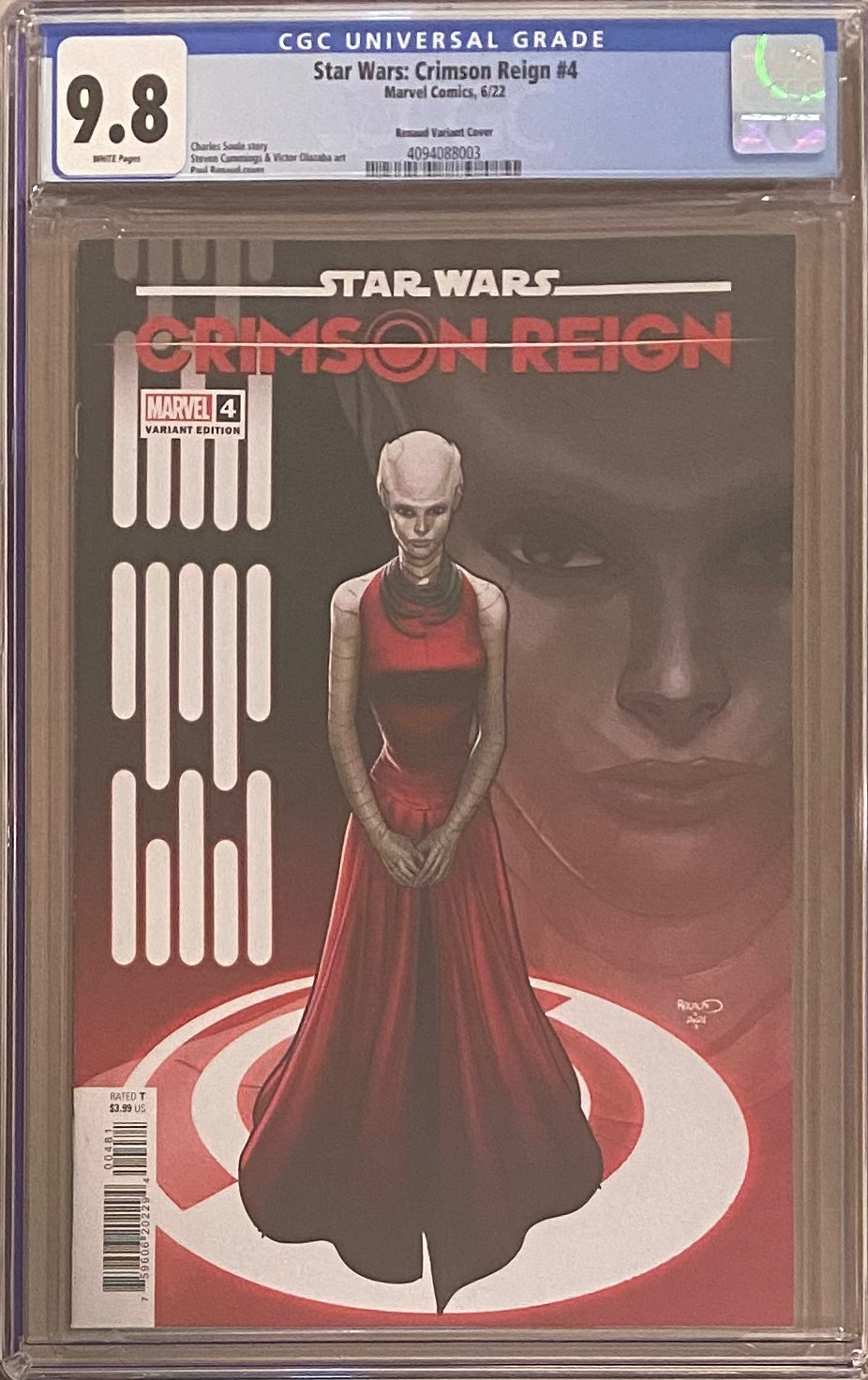 Star Wars: Crimson Reign #4 Renaud Variant CGC 9.8