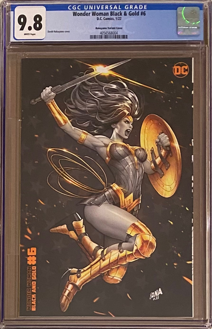 Wonder Woman: Black and Gold #6 Nakayma Retailer Incentive Variant CGC 9.8