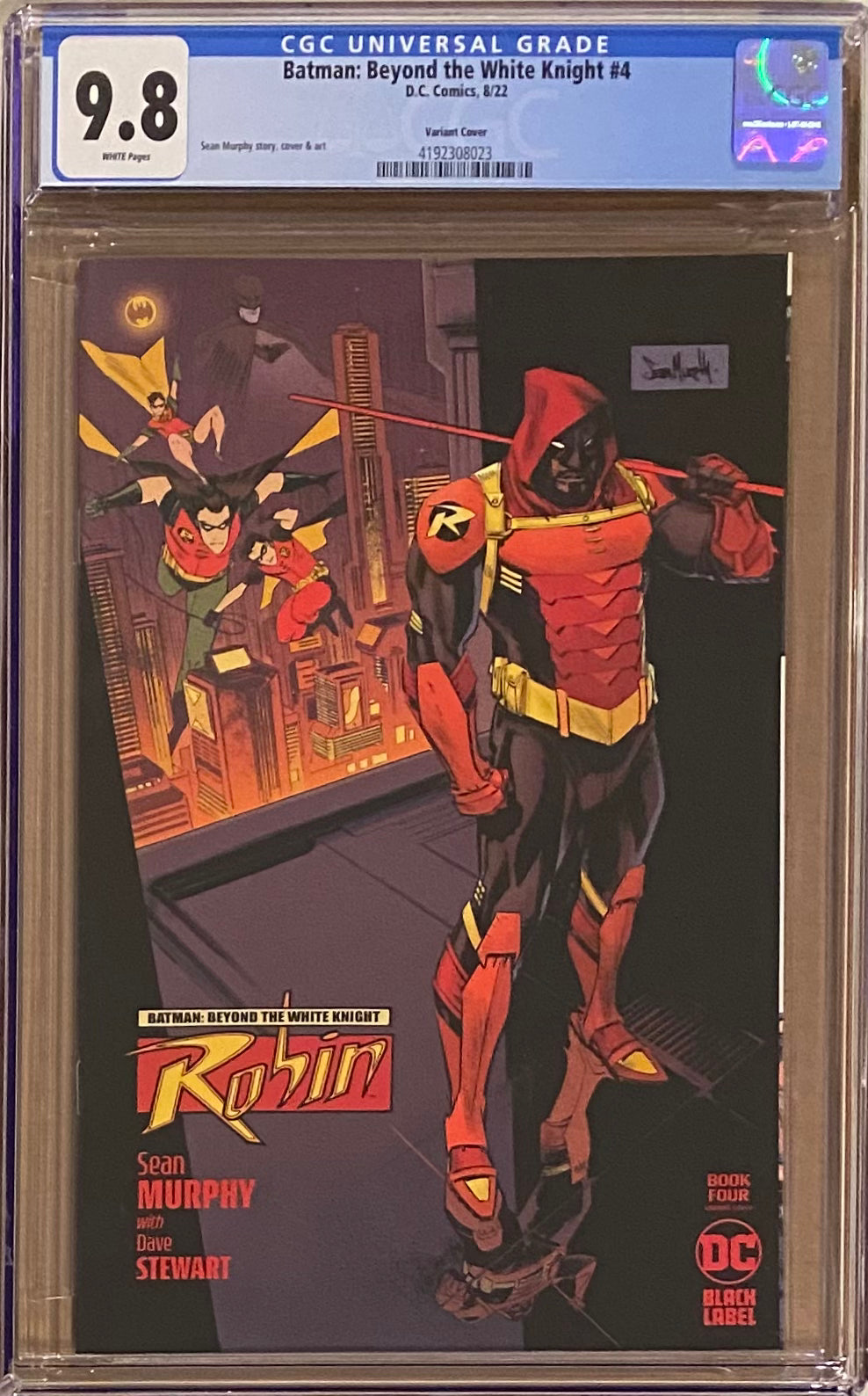 Batman: Beyond the White Knight #4 Murphy Variant CGC 9.8