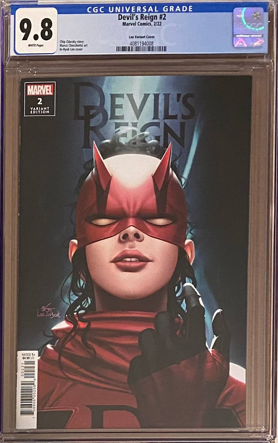 Devil's Reign #2 InHyuk Lee Variant CGC 9.8