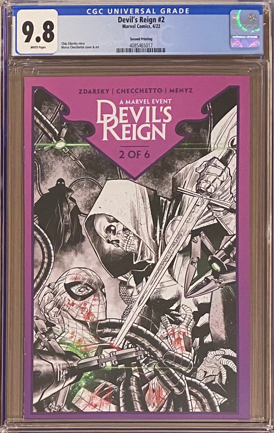 Devil's Reign #2 Second Printing CGC 9.8
