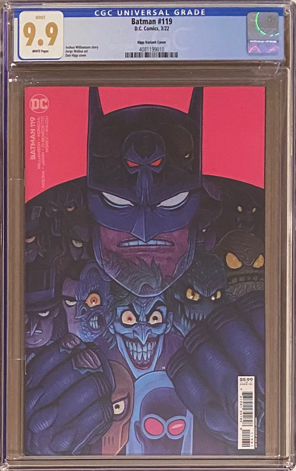 Batman #119 Hipp 1:25 Retailer Incentive Variant CGC 9.9 MINT
