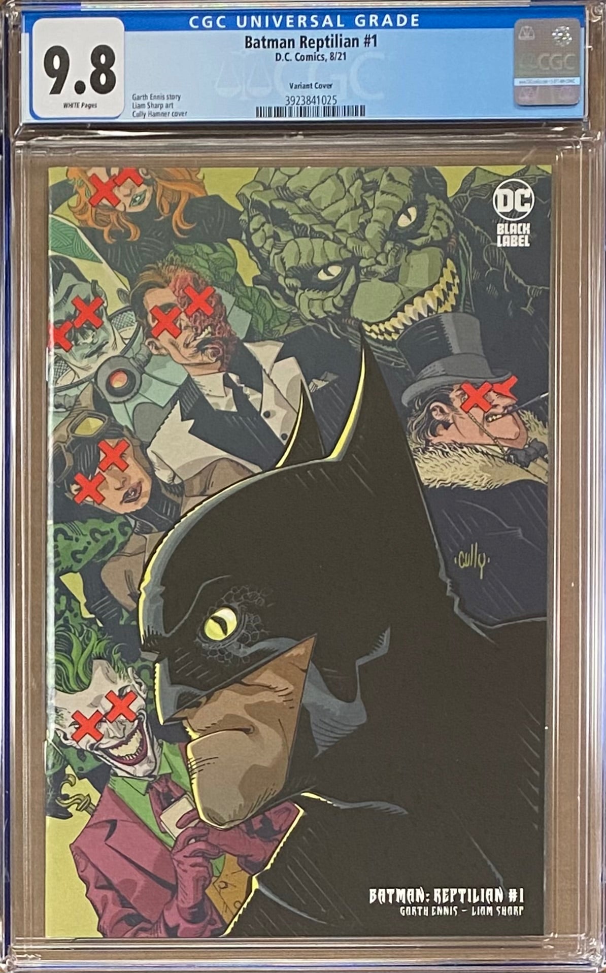 Batman: Reptilian #1 Variant DC Black Label CGC 9.8