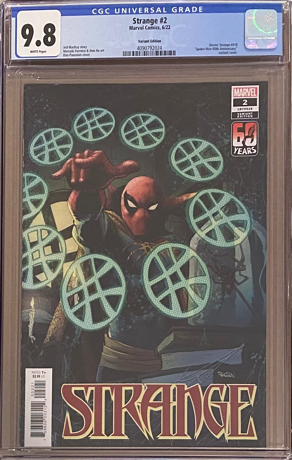 Strange #2 Panosian Spider-Man Variant CGC 9.8
