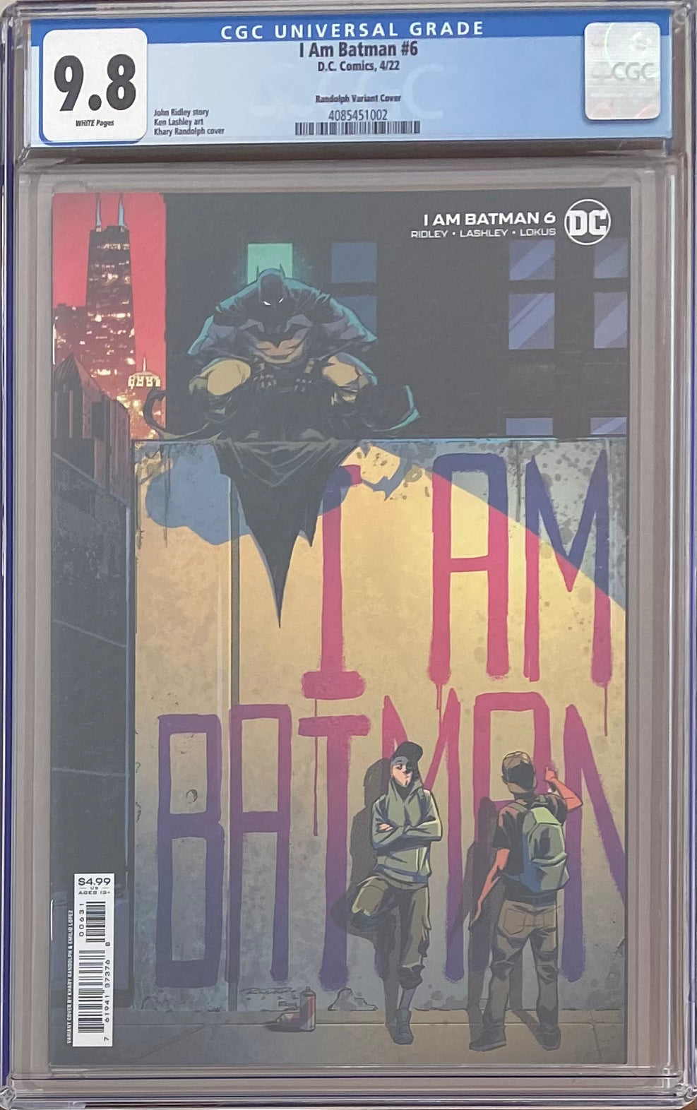 I Am Batman #6 Randolph 1:25 Retailer Incentive Variant CGC 9.8