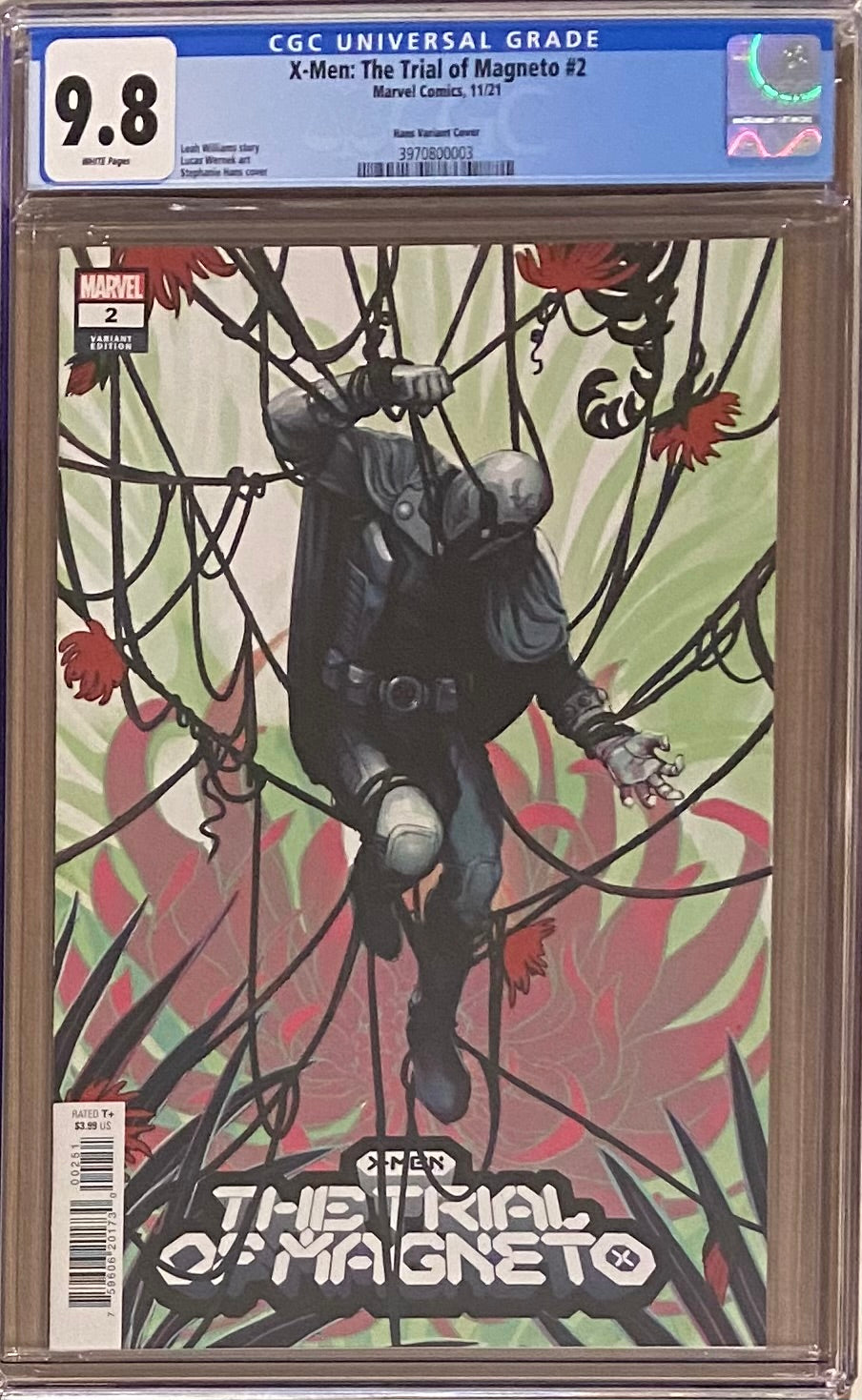 X-Men: Trial of Magneto #2 Hans 1:50 Retailer Incentive Variant CGC 9.8