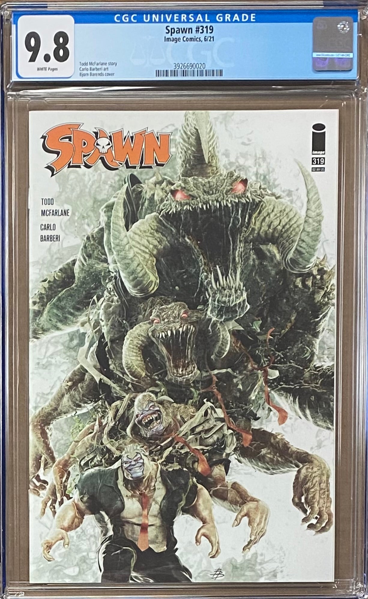 Spawn #319 CGC 9.8