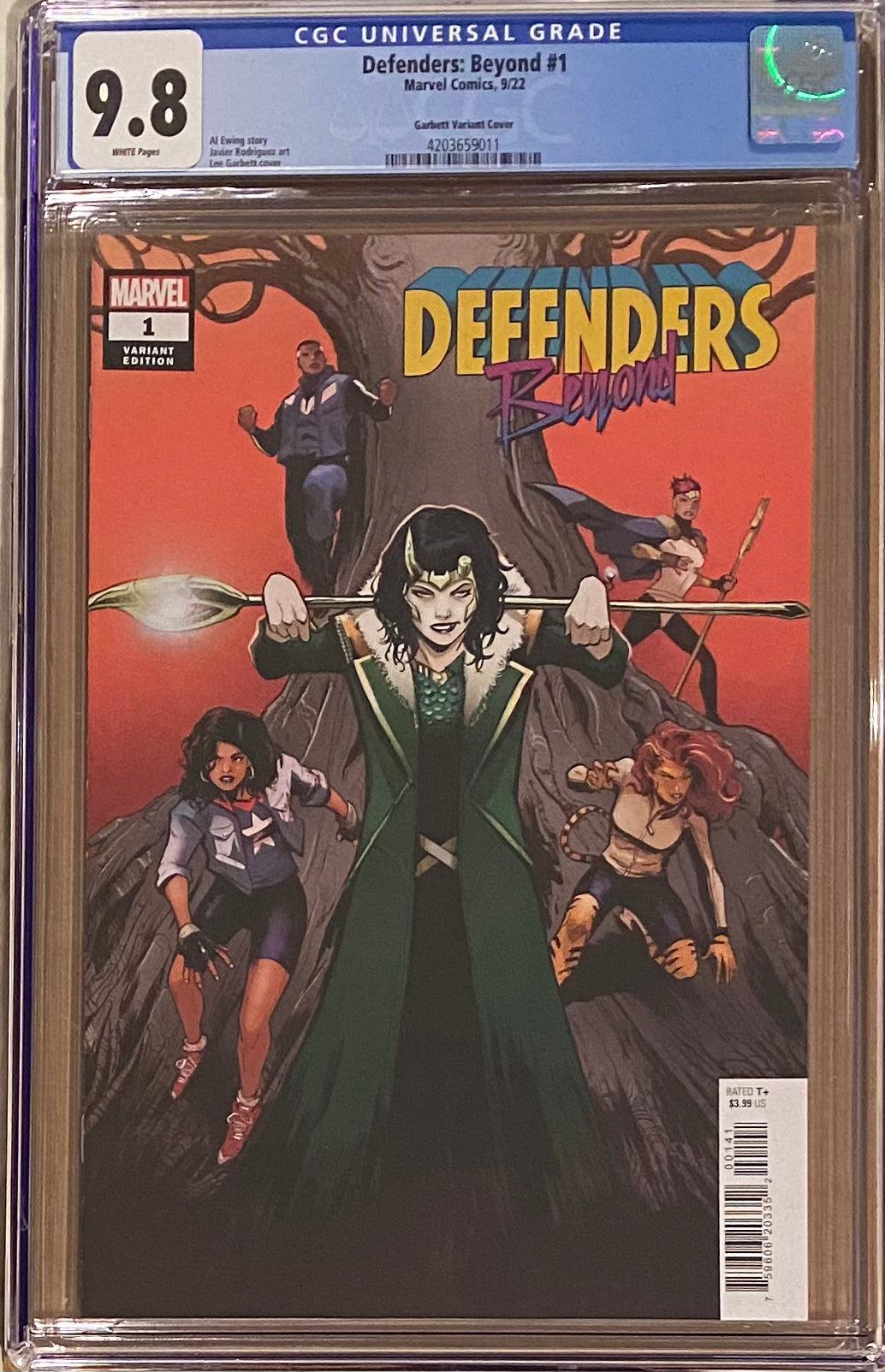 Defenders: Beyond #1 Garbett 1:25 Retailer Incentive Variant CGC 9.8