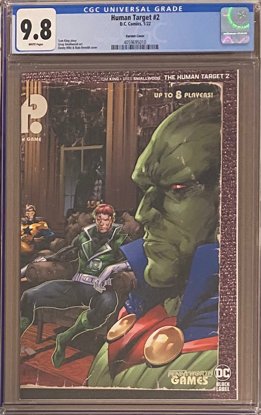 The Human Target #2 Variant CGC 9.8 - DC Black Label