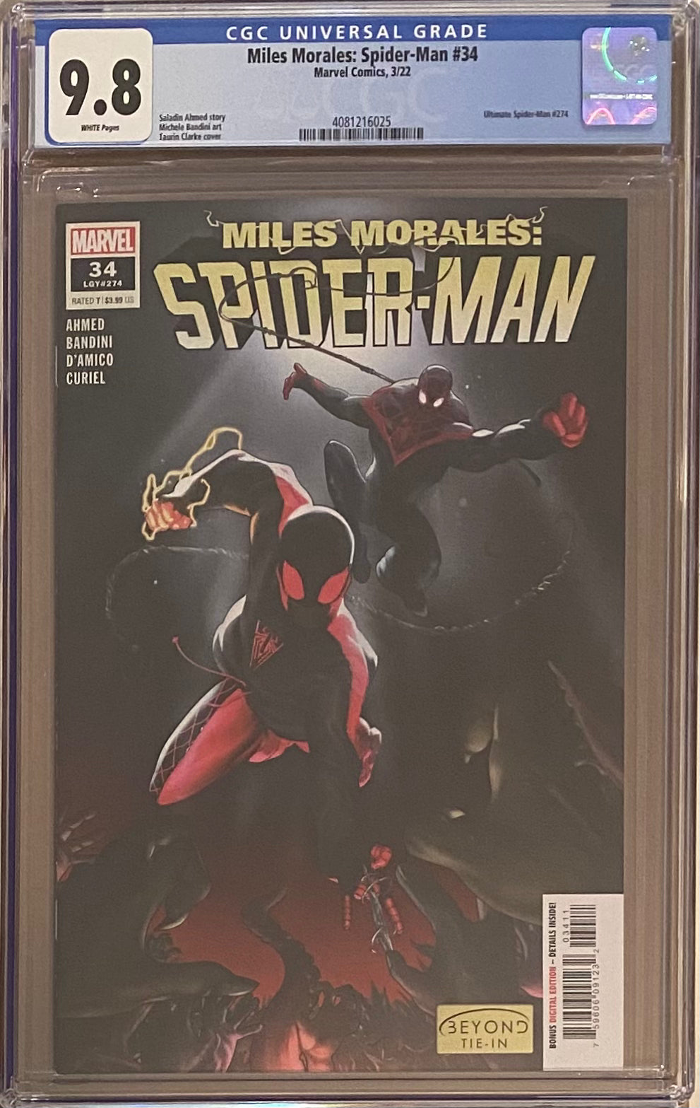 Miles Morales: Spider-Man #34 CGC 9.8