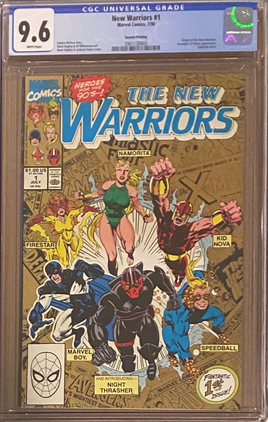 New Warriors #1 CGC 9.6