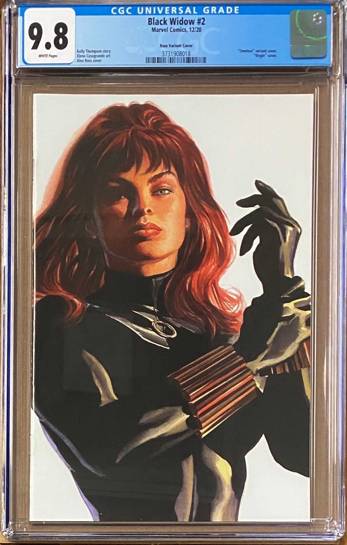 Black Widow #2 Alex Ross Black Widow "Timeless" Variant CGC 9.8