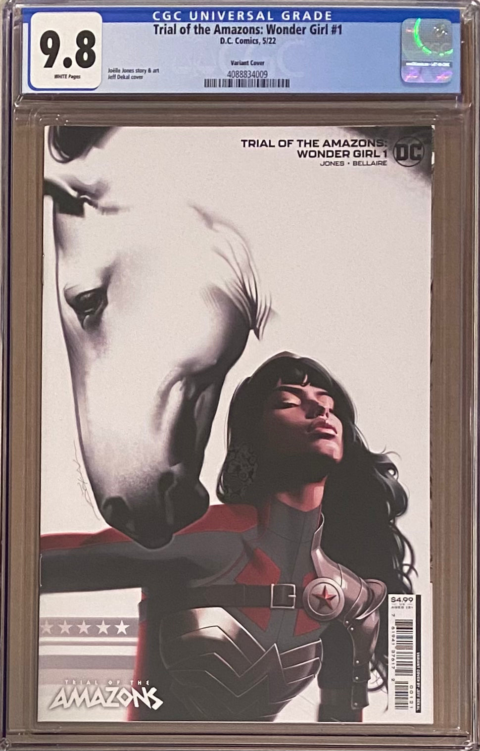Trial of the Amazons: Wonder Girl #1 Variant CGC 9.8