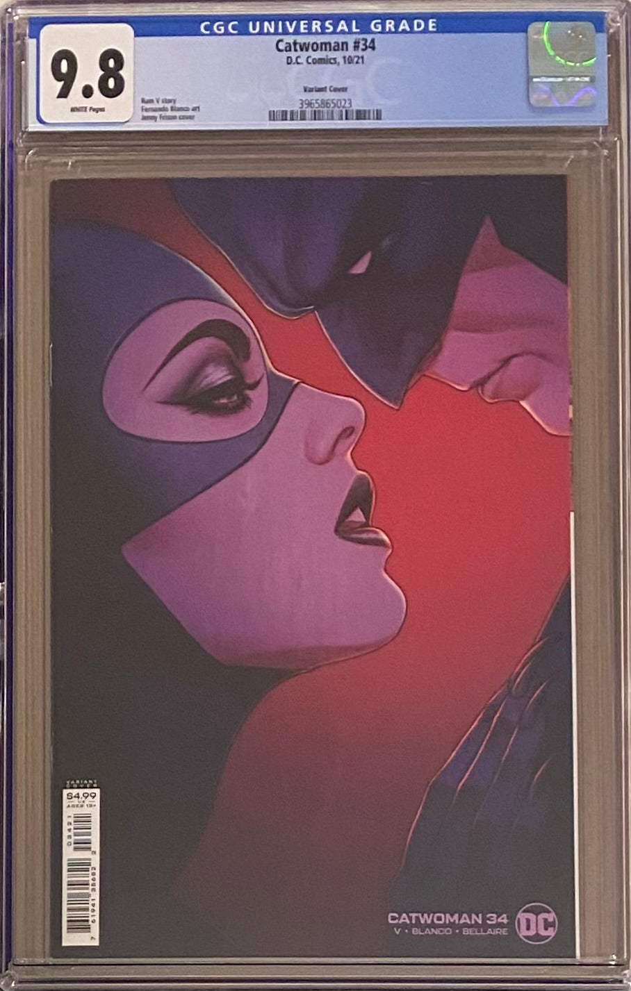 Catwoman #34 Frison Variant CGC 9.8