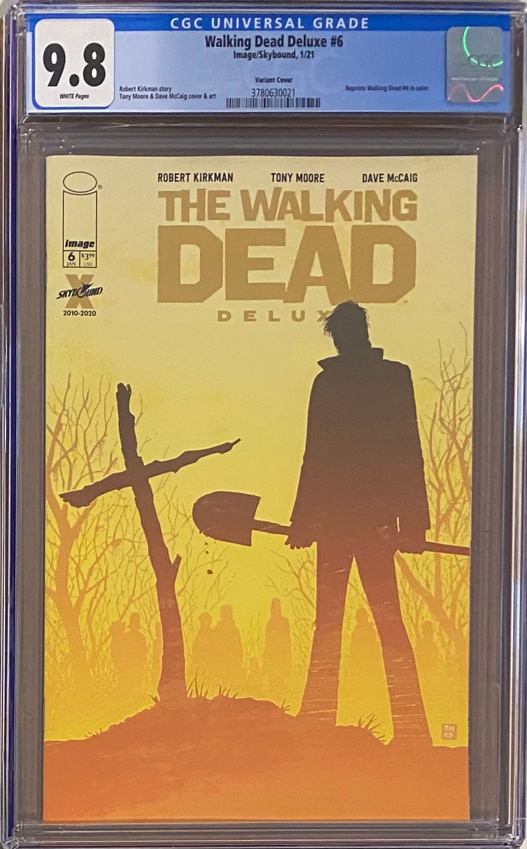 Walking Dead Deluxe #6 Variant CGC 9.8