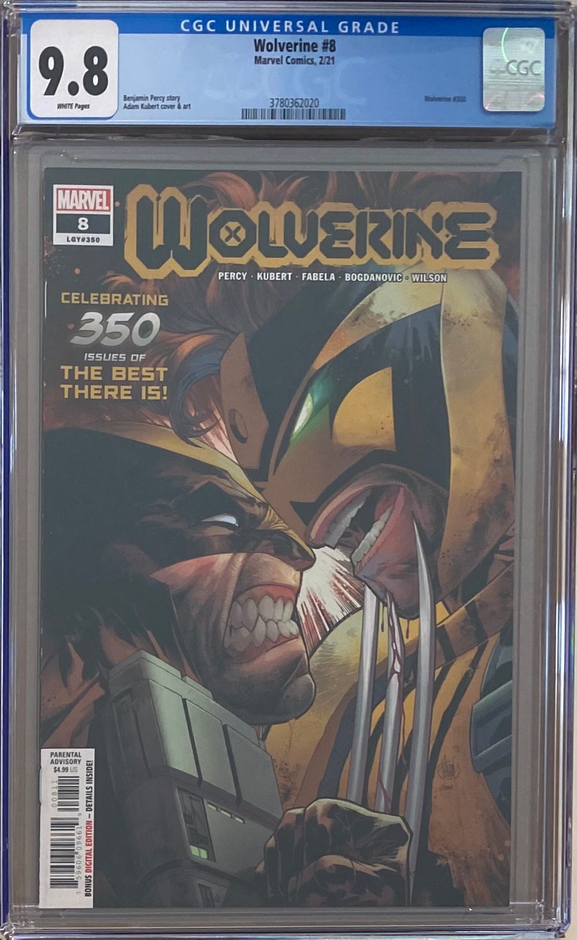 Wolverine #8 (#350) CGC 9.8