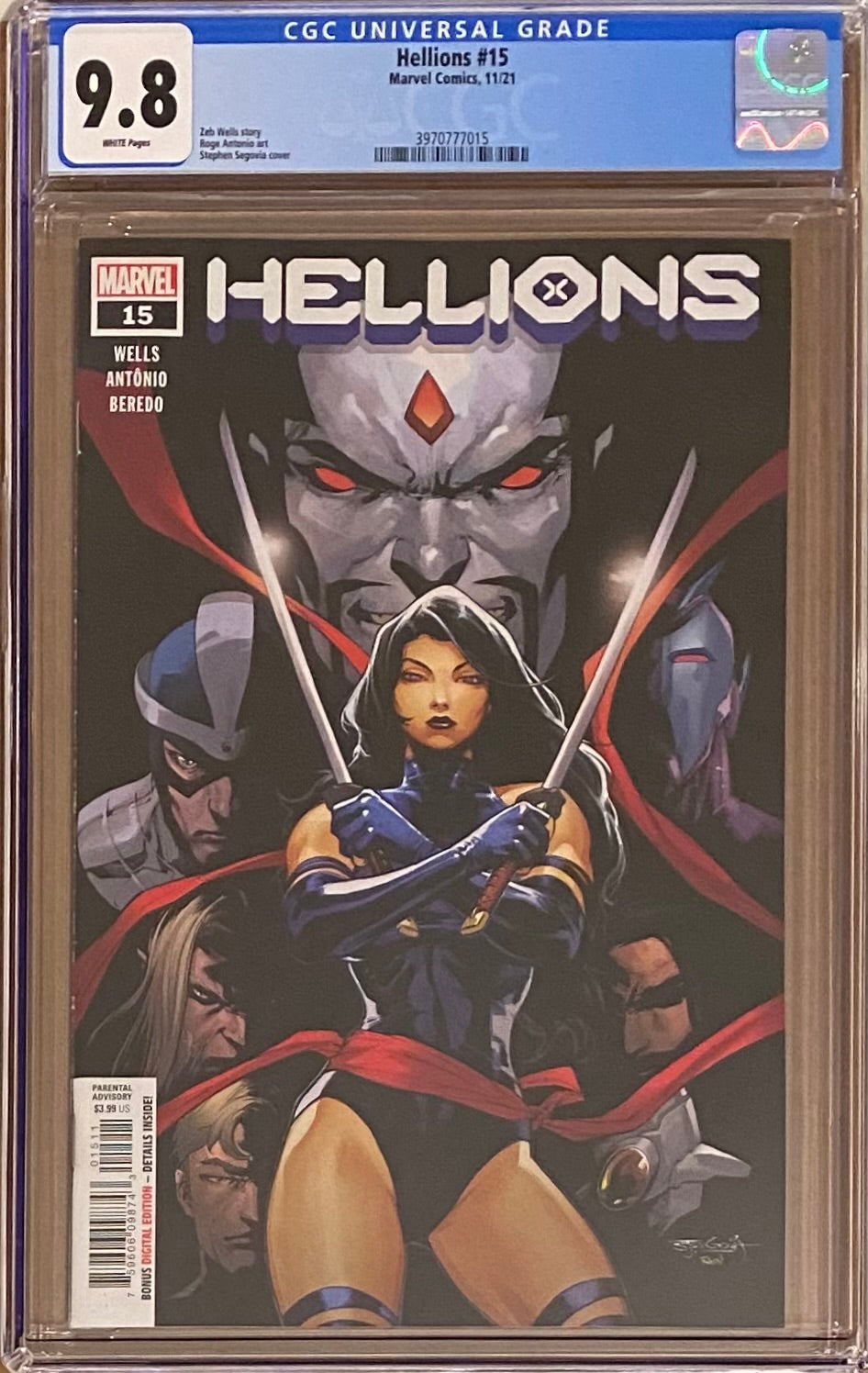 Hellions #15 CGC 9.8