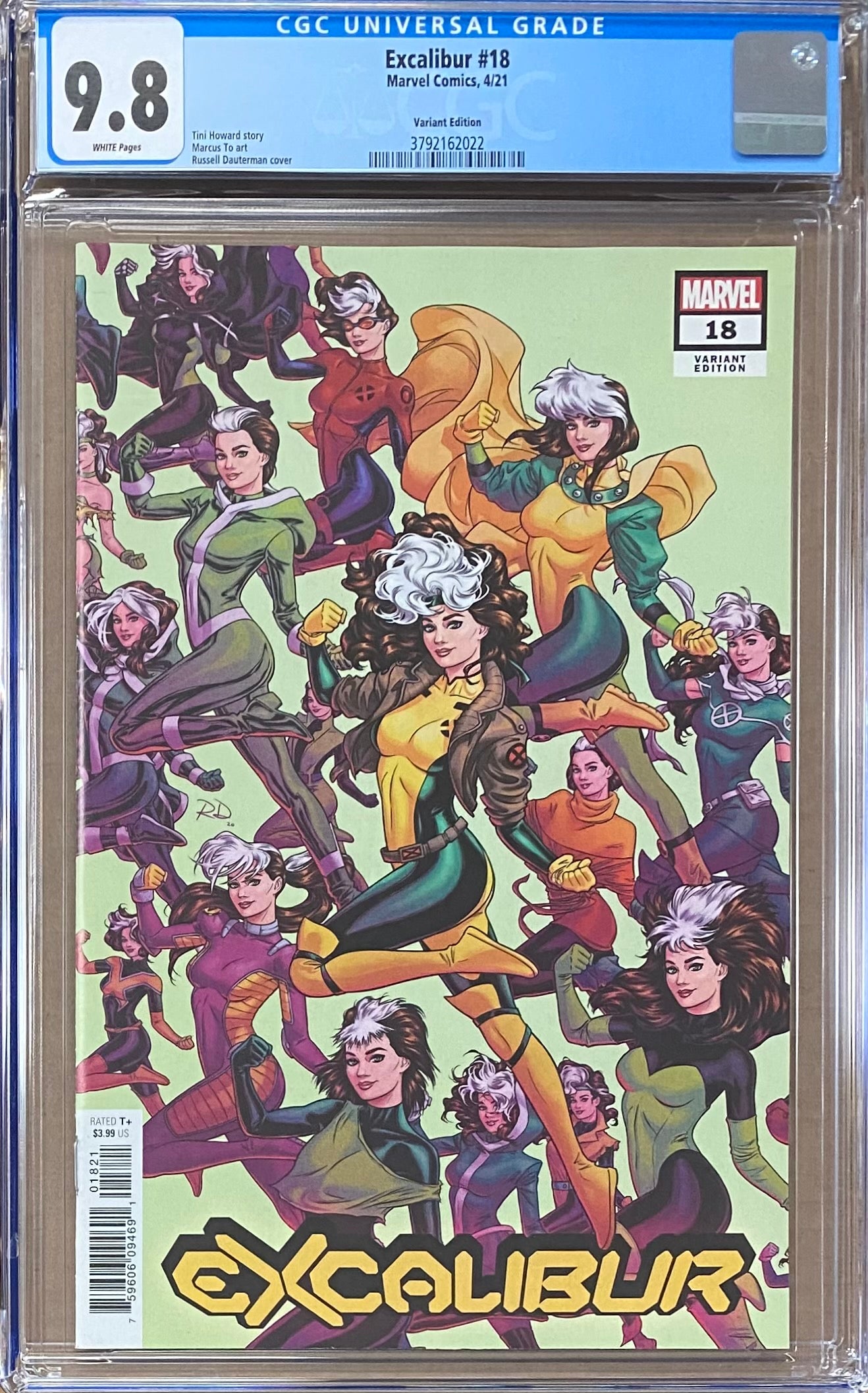 Excalibur #18 Dauterman Retailer Incentive Variant CGC 9.8