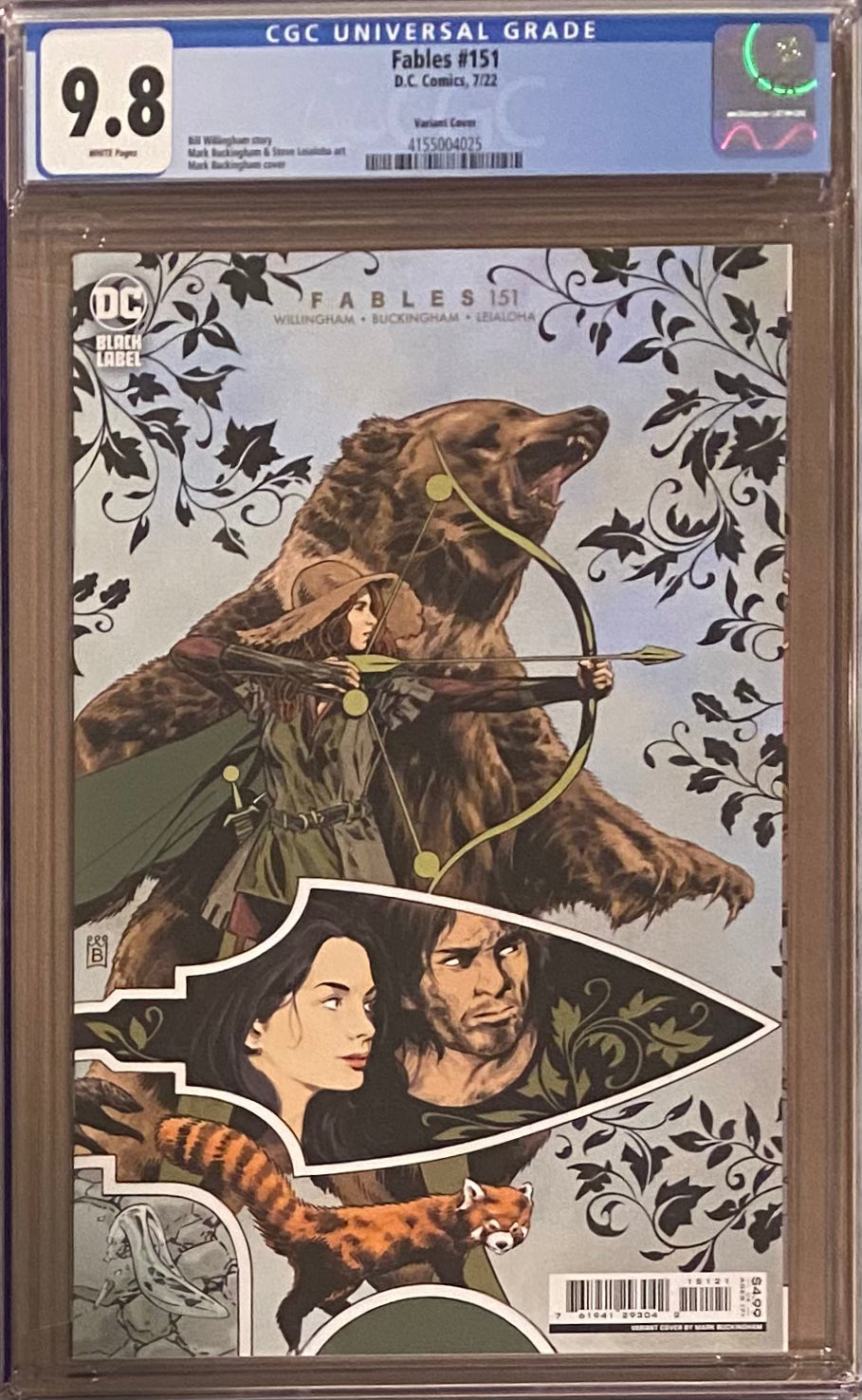 Fables #151 Variant CGC 9.8
