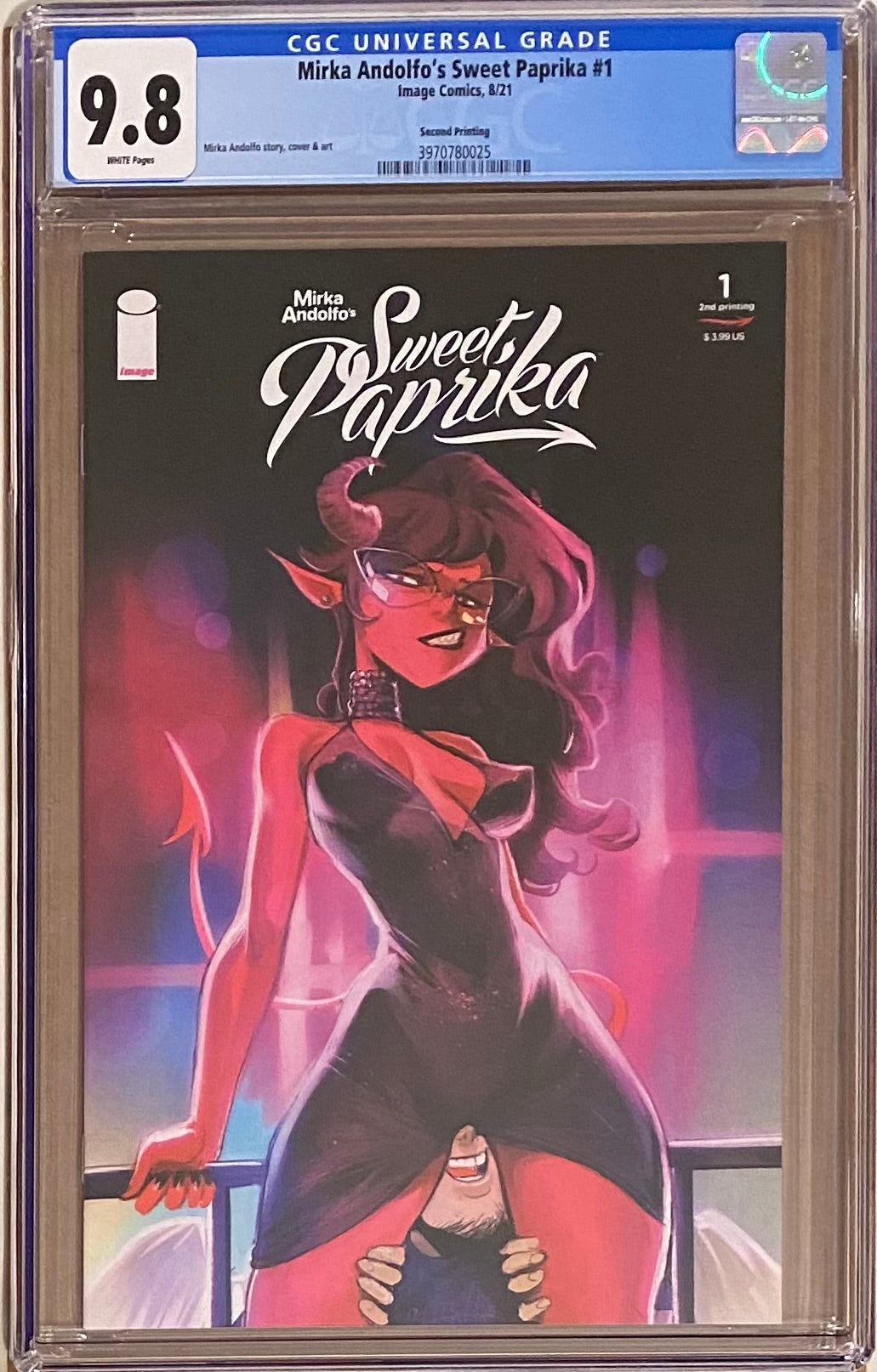 Sweet Paprika #1 Second Printing CGC 9.8