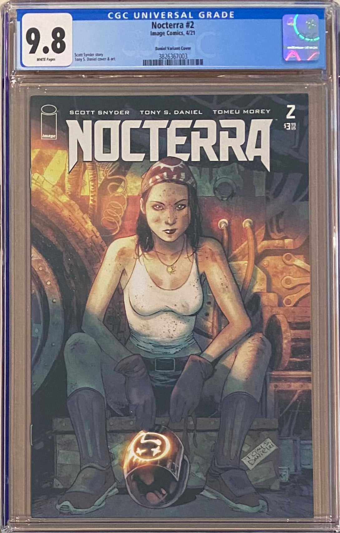 Nocterra #2 1:25 Retailer Incentive Variant CGC 9.8