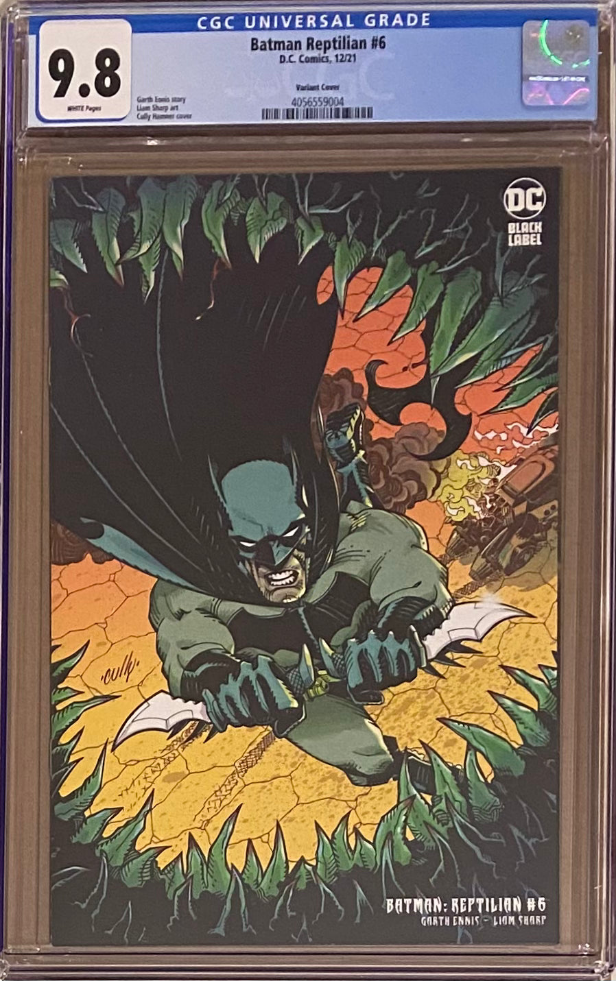 Batman: Reptilian #6 Variant DC Black Label CGC 9.8