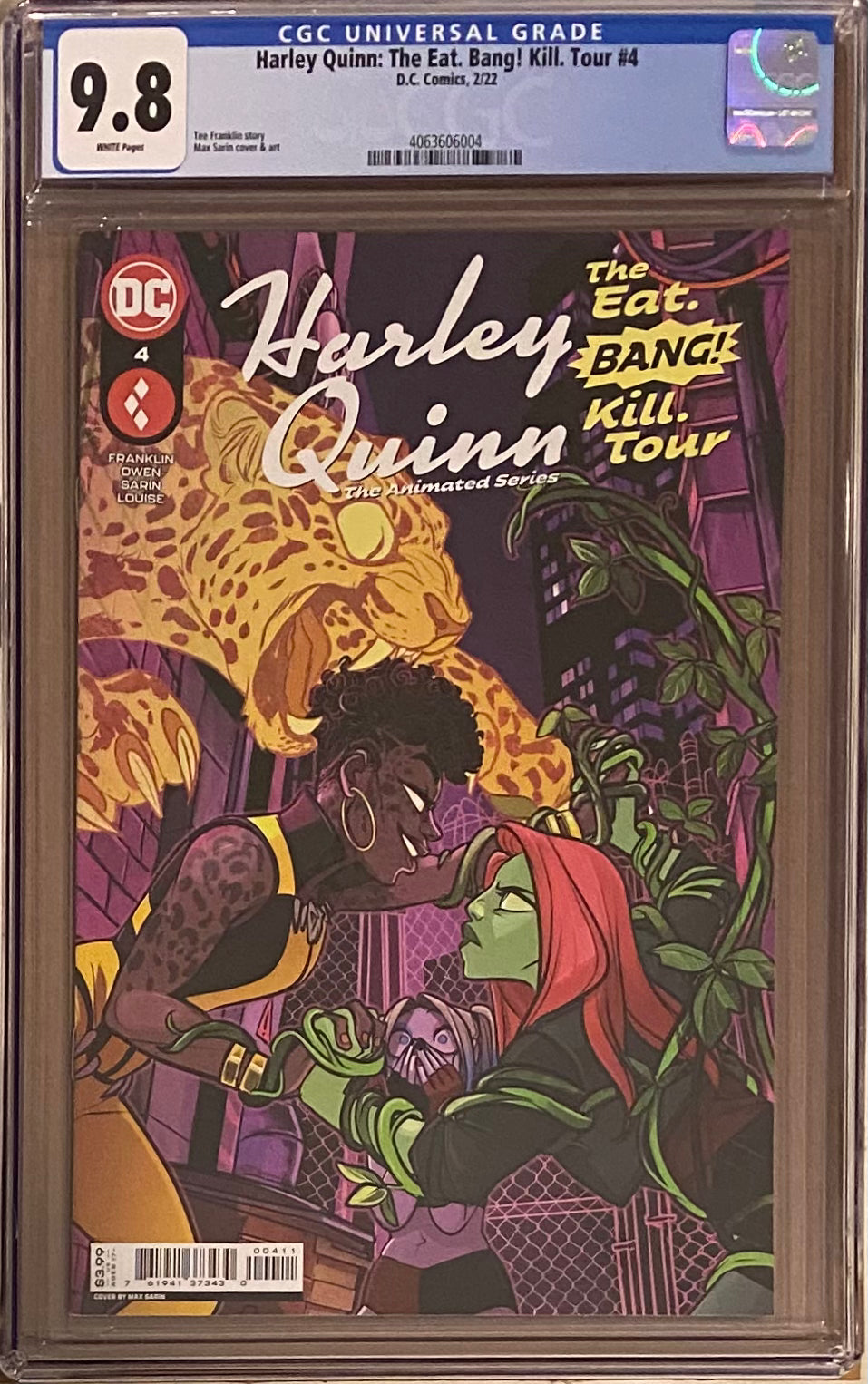 Harley Quinn: The Animated Series - The Eat, Bang! Kill Tour #4 CGC 9.8