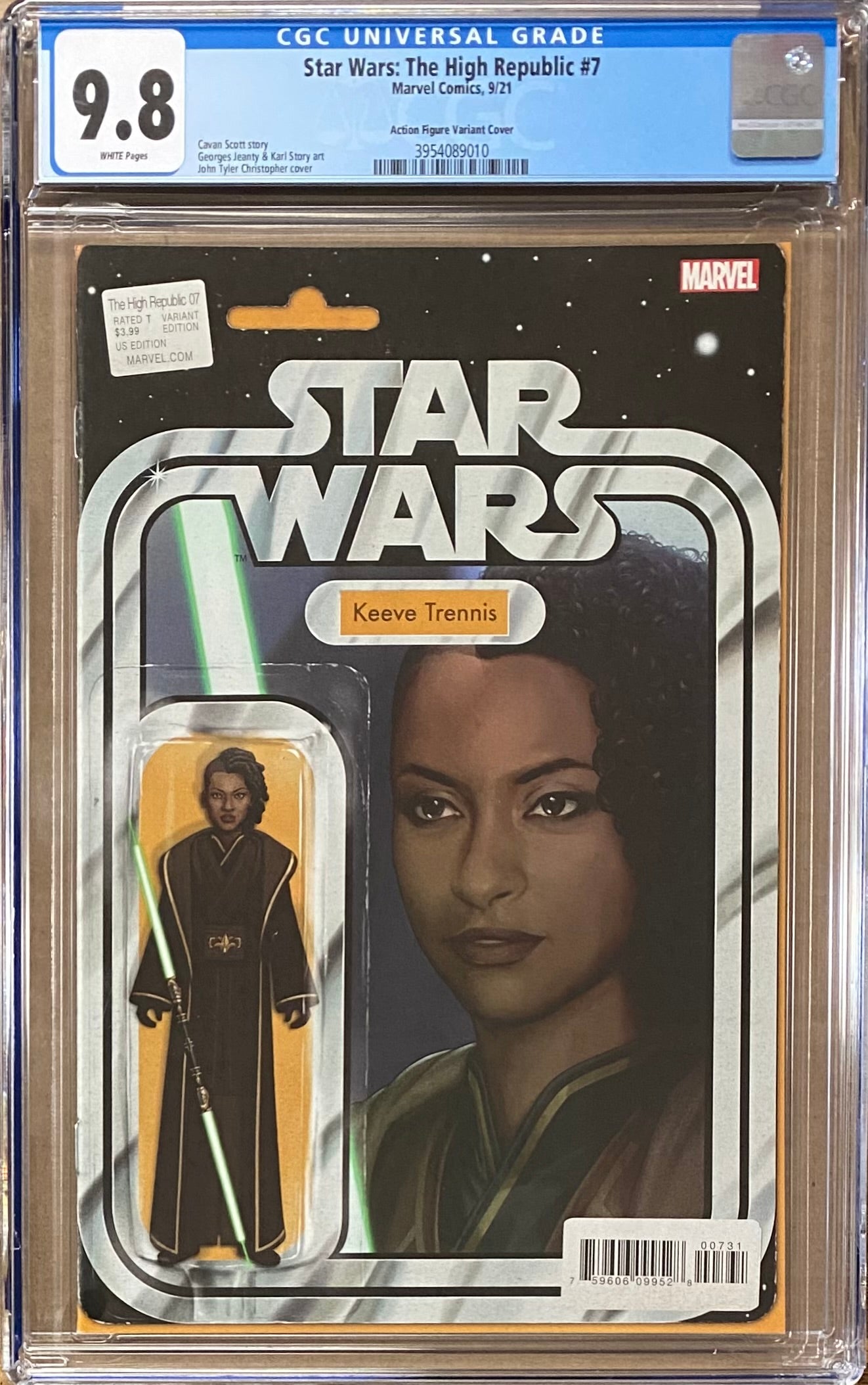 Star Wars: The High Republic #7 Action Figure Variant CGC 9.8