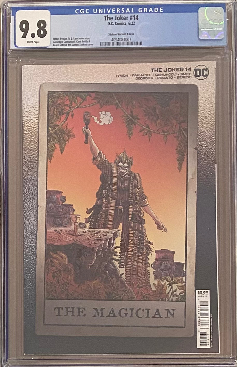 The Joker #14 Stokoe 1:25 Retailer Incentive Variant CGC 9.8